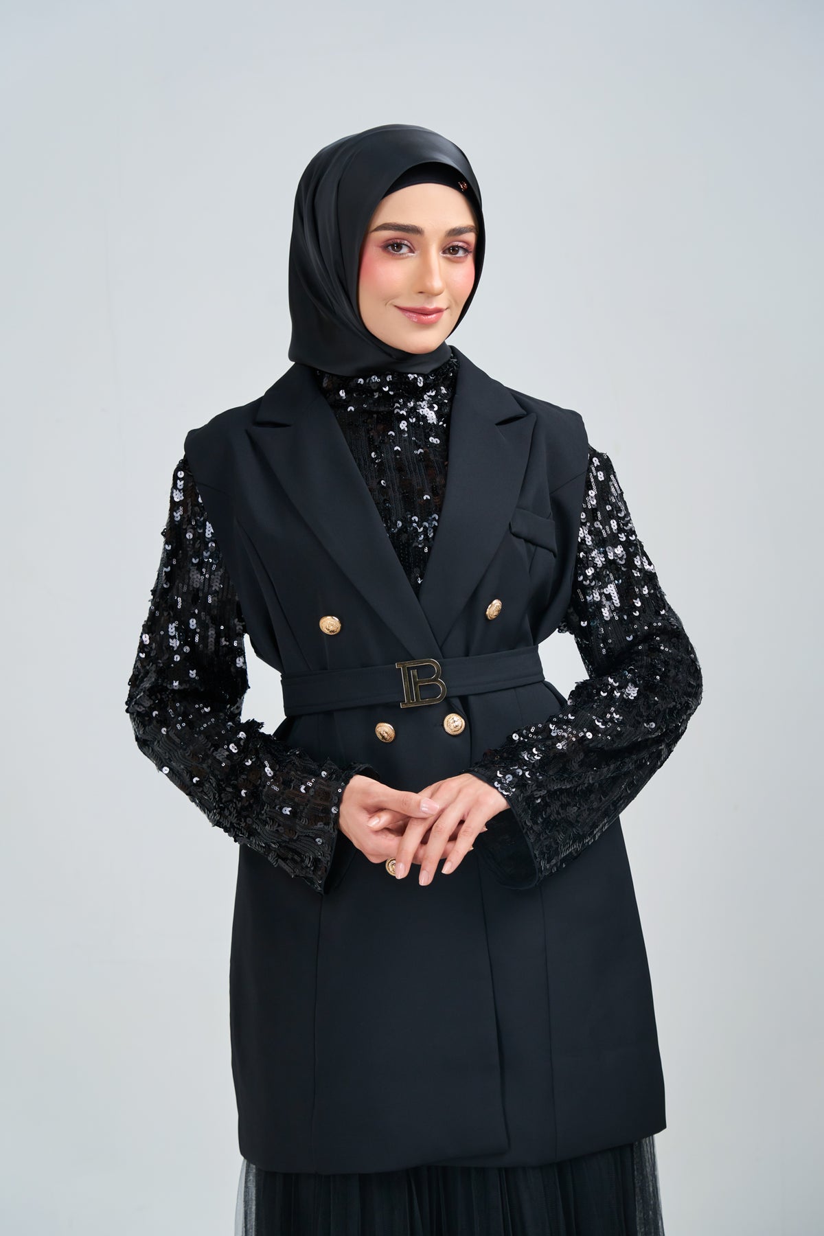 HoodX⁺Plus Luxe in Raven Black