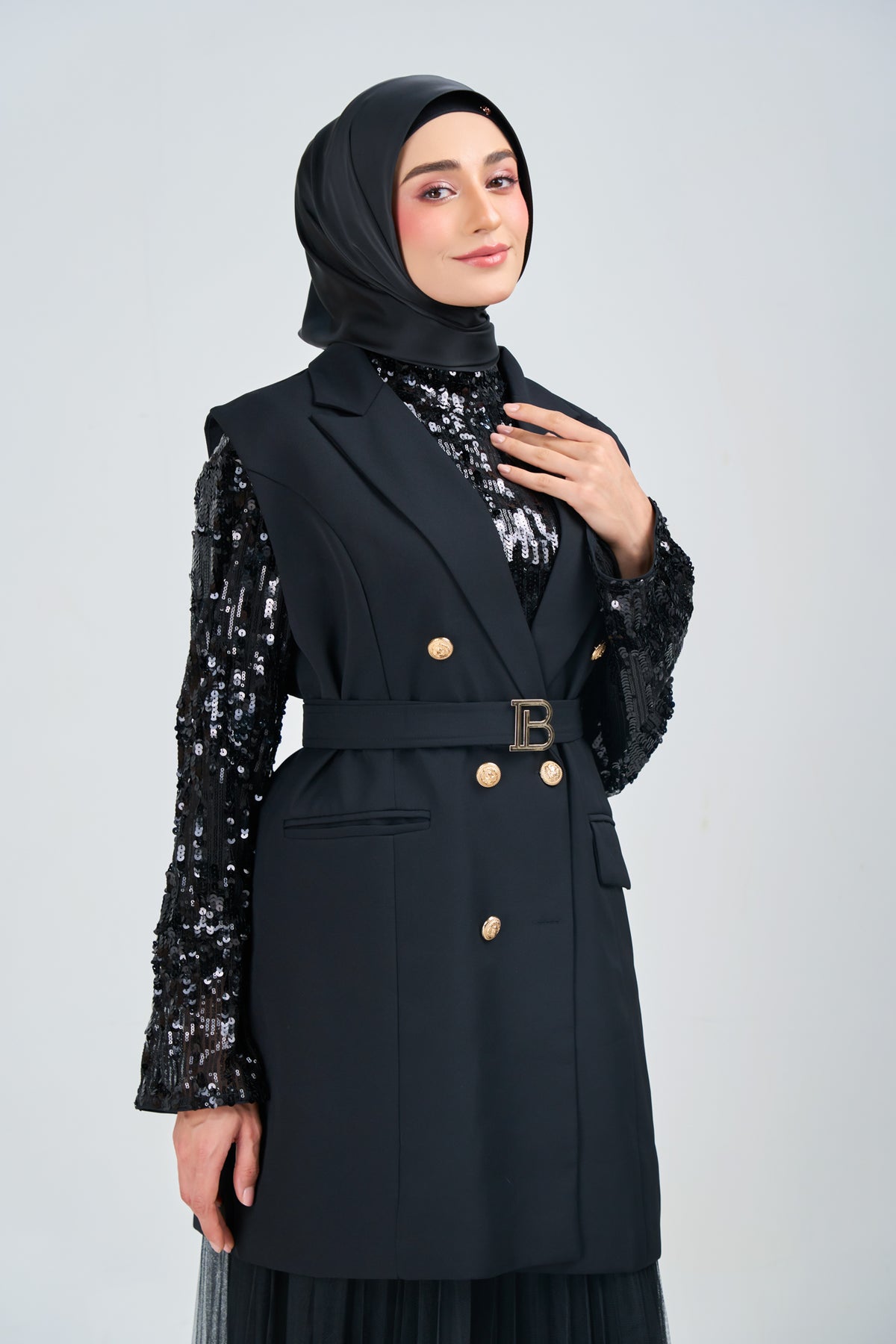 HoodX⁺Plus Luxe in Raven Black