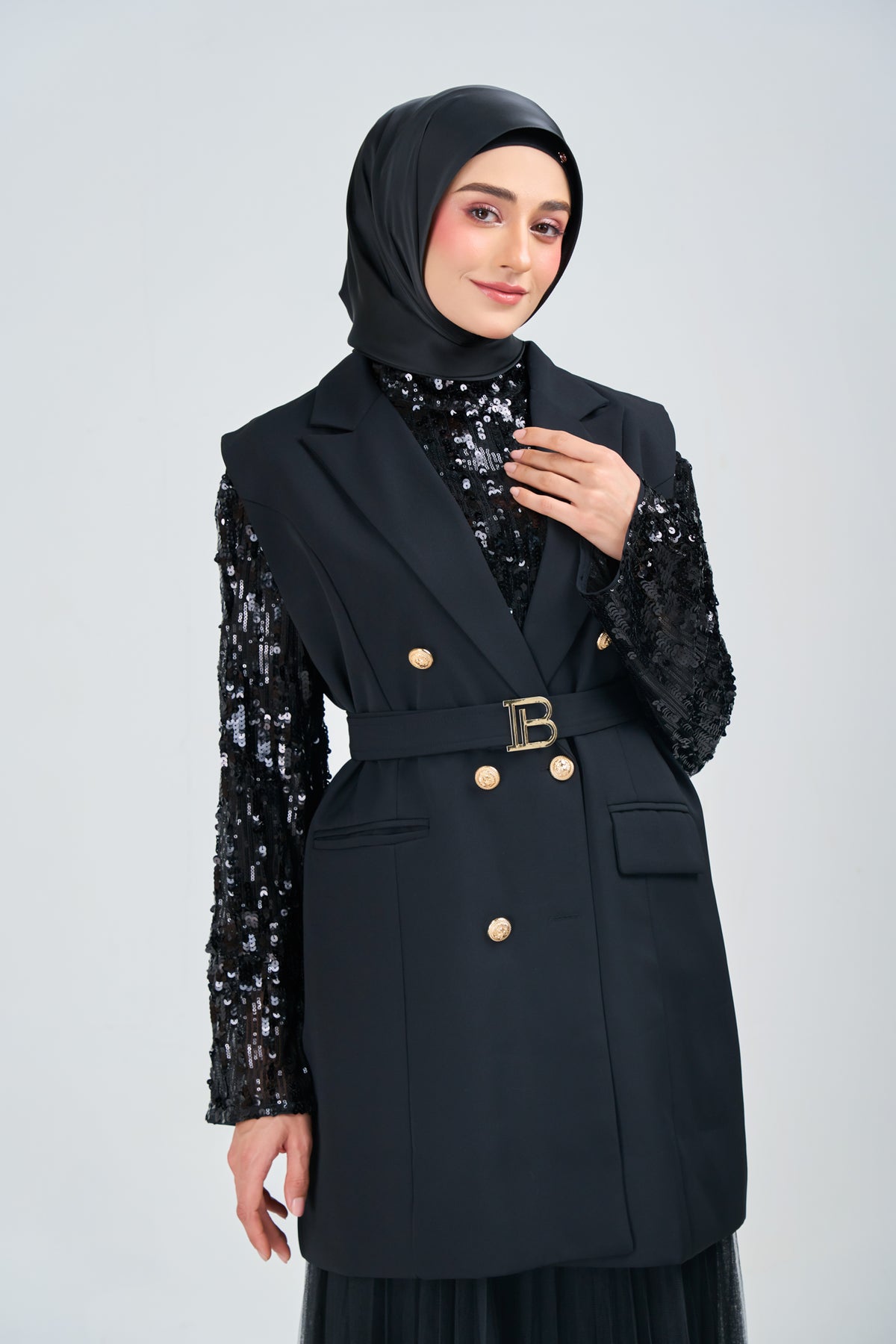 HoodX⁺Plus Luxe in Raven Black