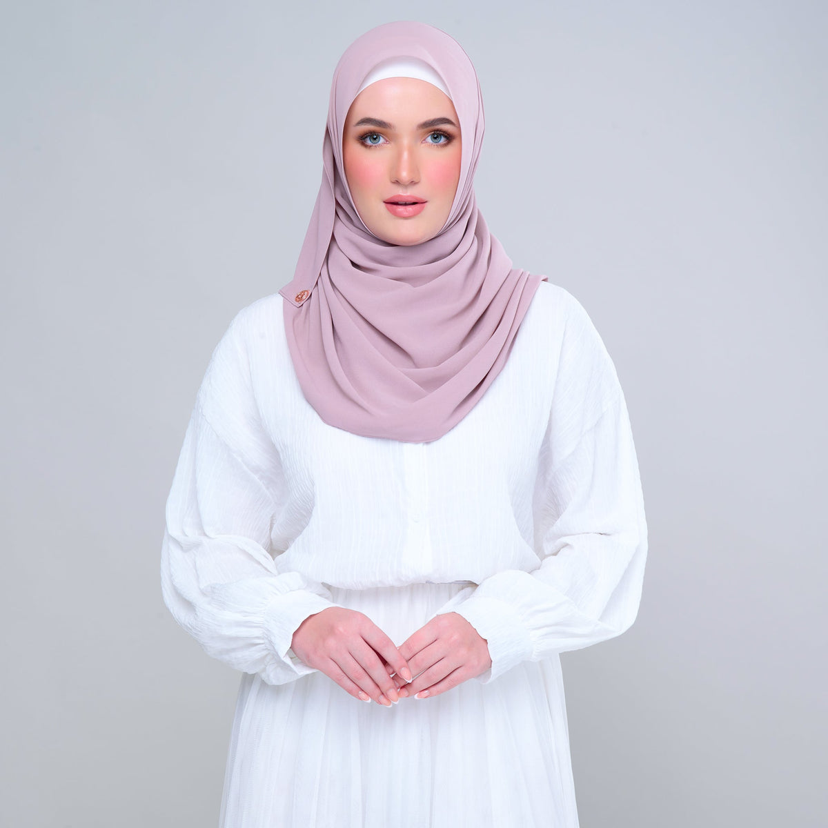 SLBasic 1.8M Shawl in Rose Pink