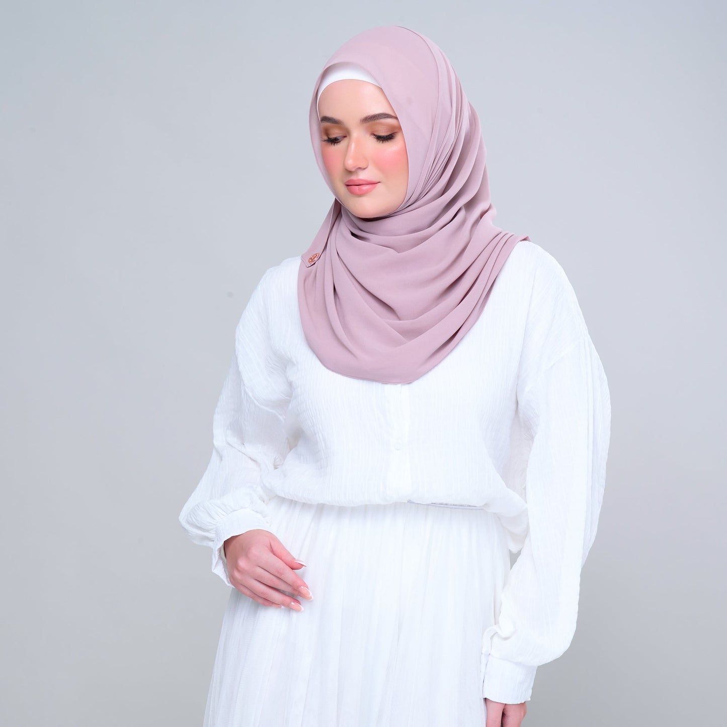 'New' Basic Tag & Go | Heavy Chiffon in Rose Pink