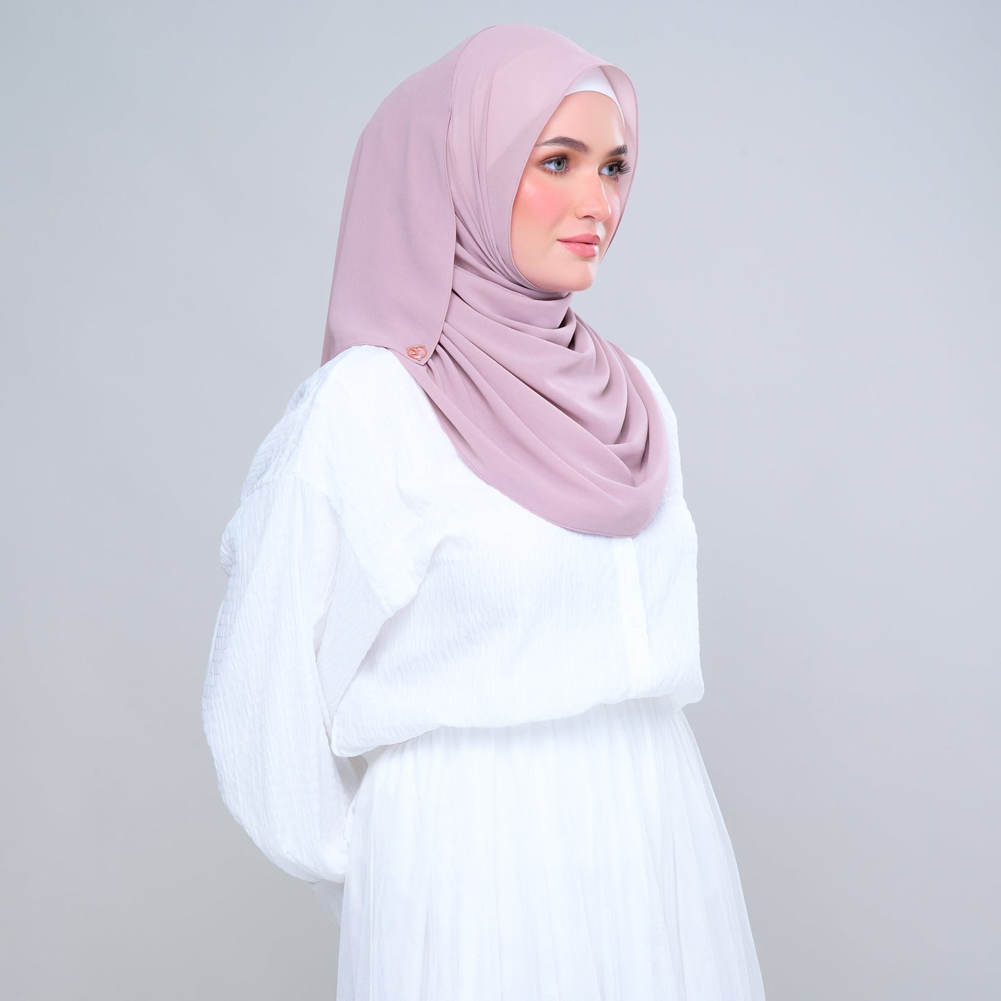 'New' Basic Tag & Go | Heavy Chiffon in Rose Pink