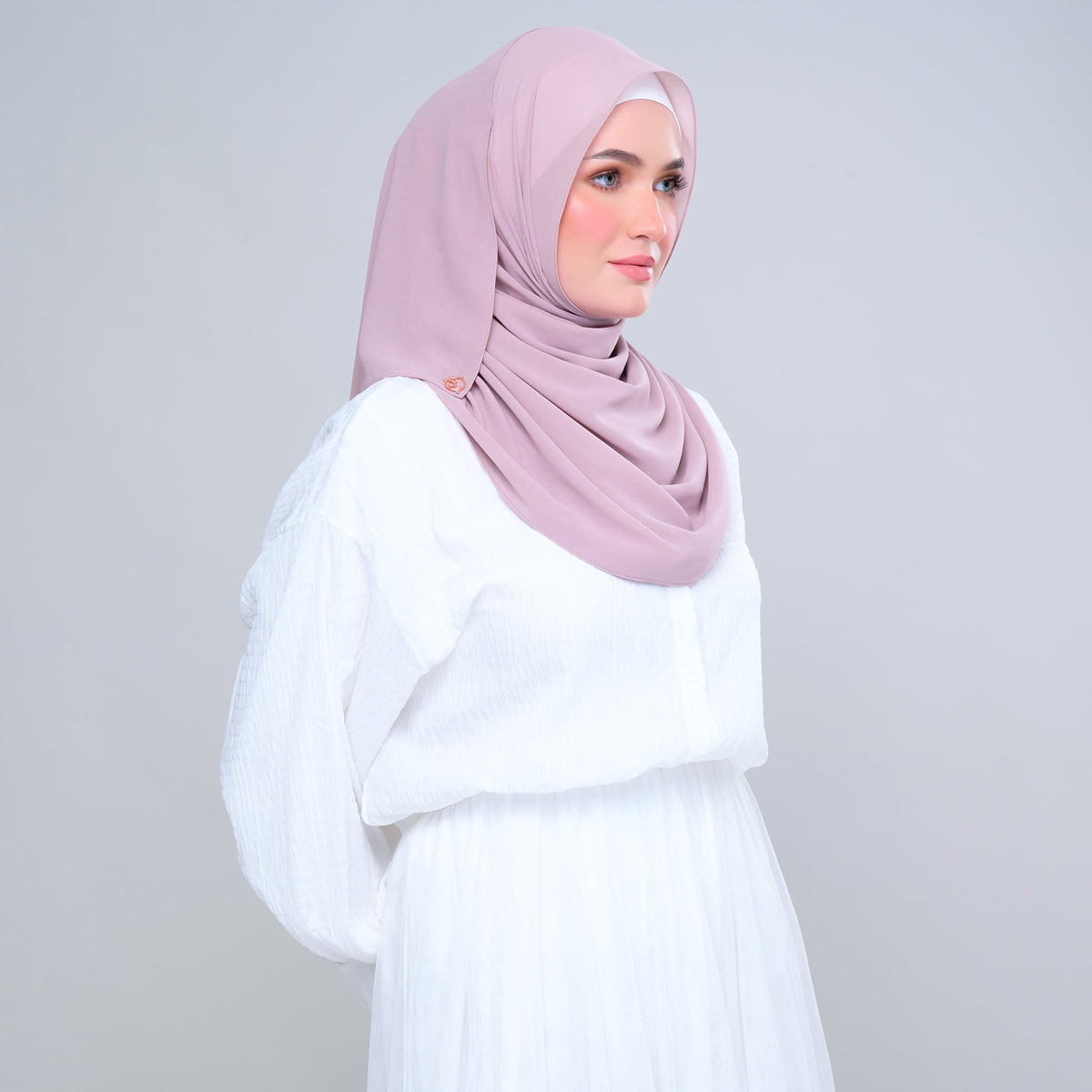 SLBasic 1.8M Shawl in Rose Pink