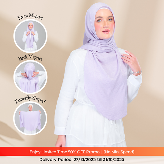 Instant Tag n' Go Butterfly | Textured Silk in Lilac