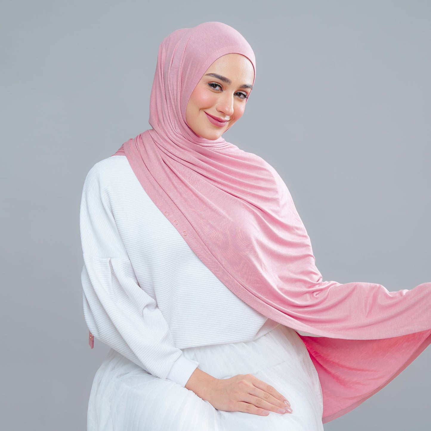 Calla Shawl Dusty Pink