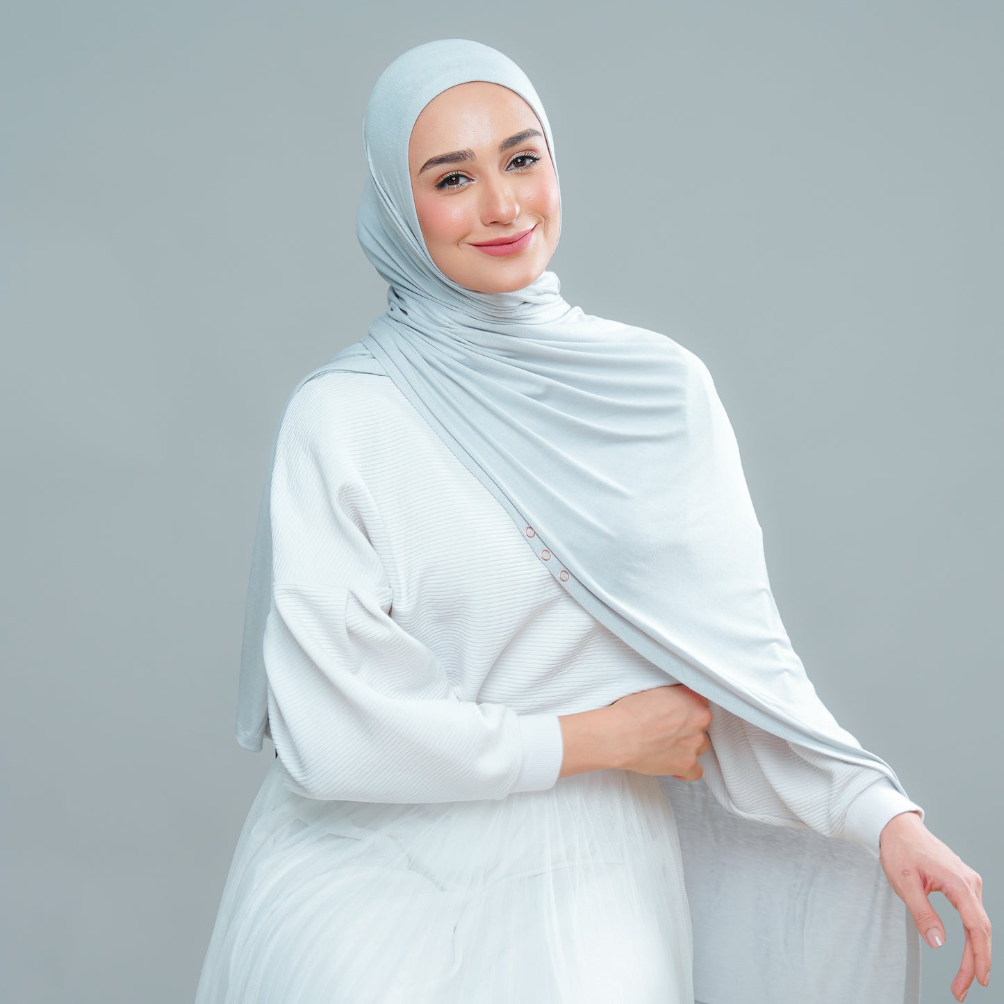Calla Button Series in Platinum