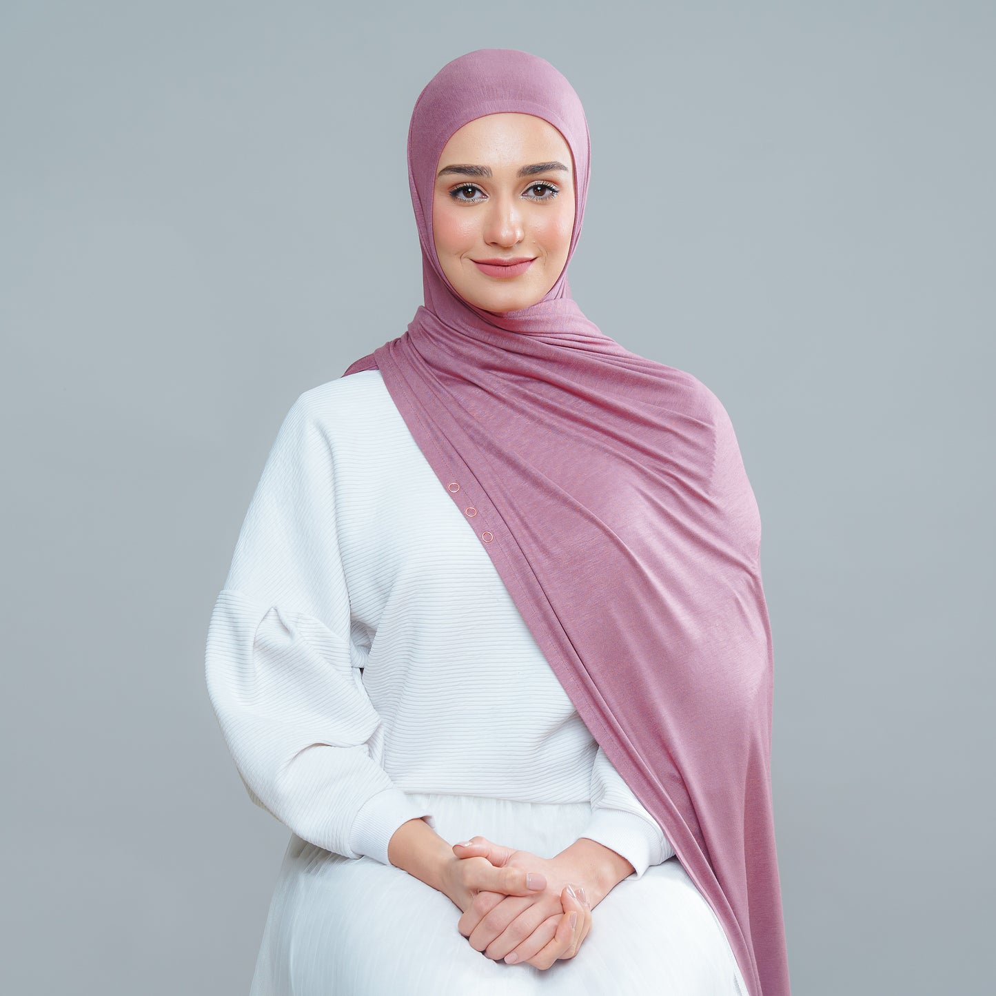 Calla Shawl in Sorbet Berry
