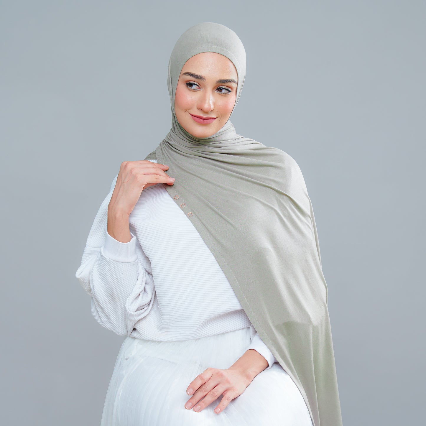 Calla Shawl in Matcha