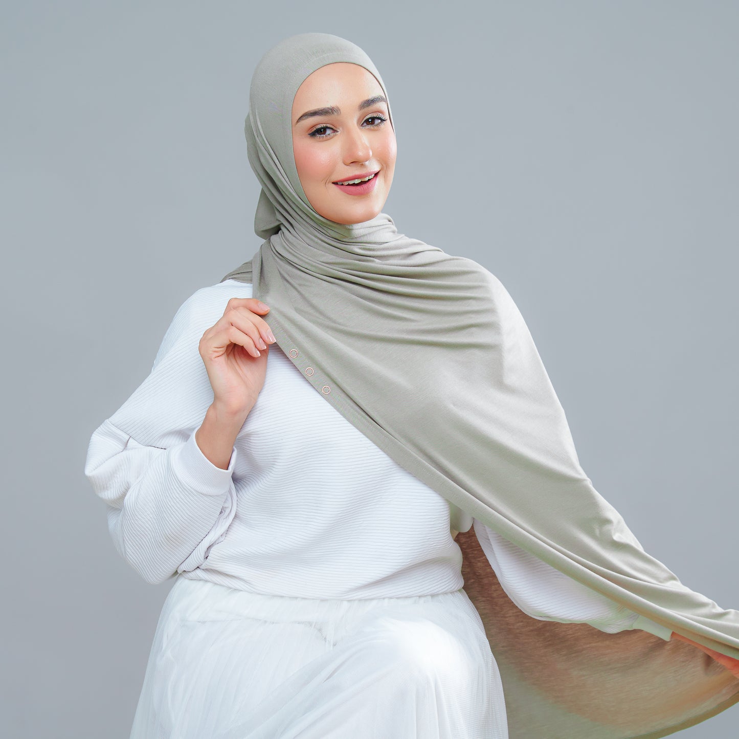 Calla Shawl in Matcha