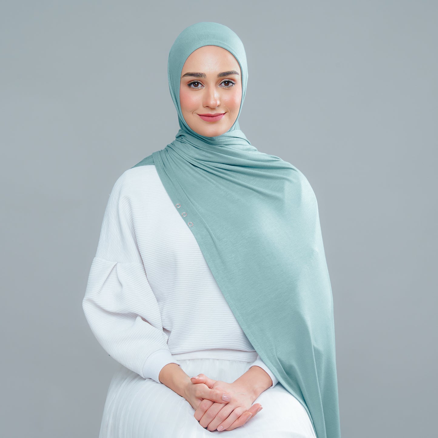 Calla Button Series in Turkish Blue