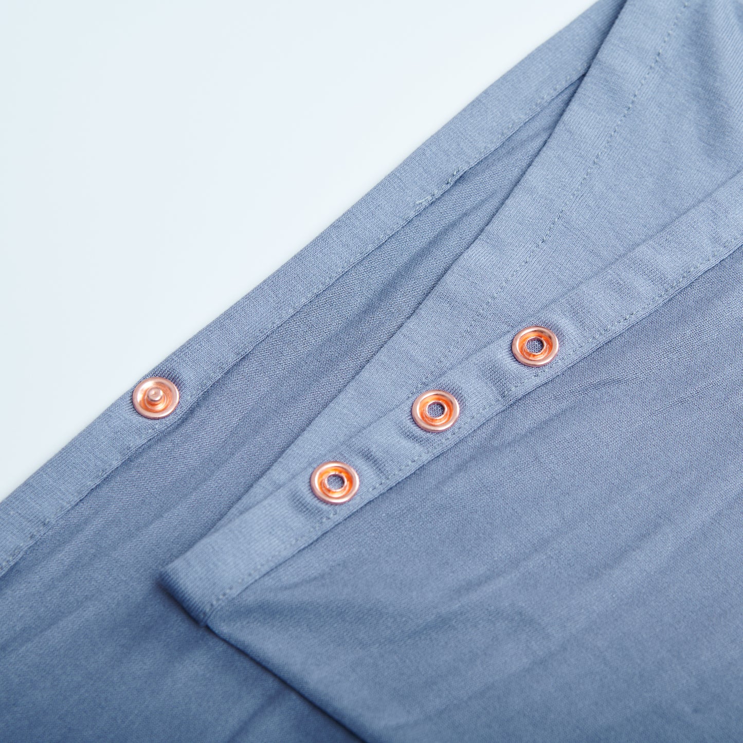 Calla Button Series in Dusty Blue