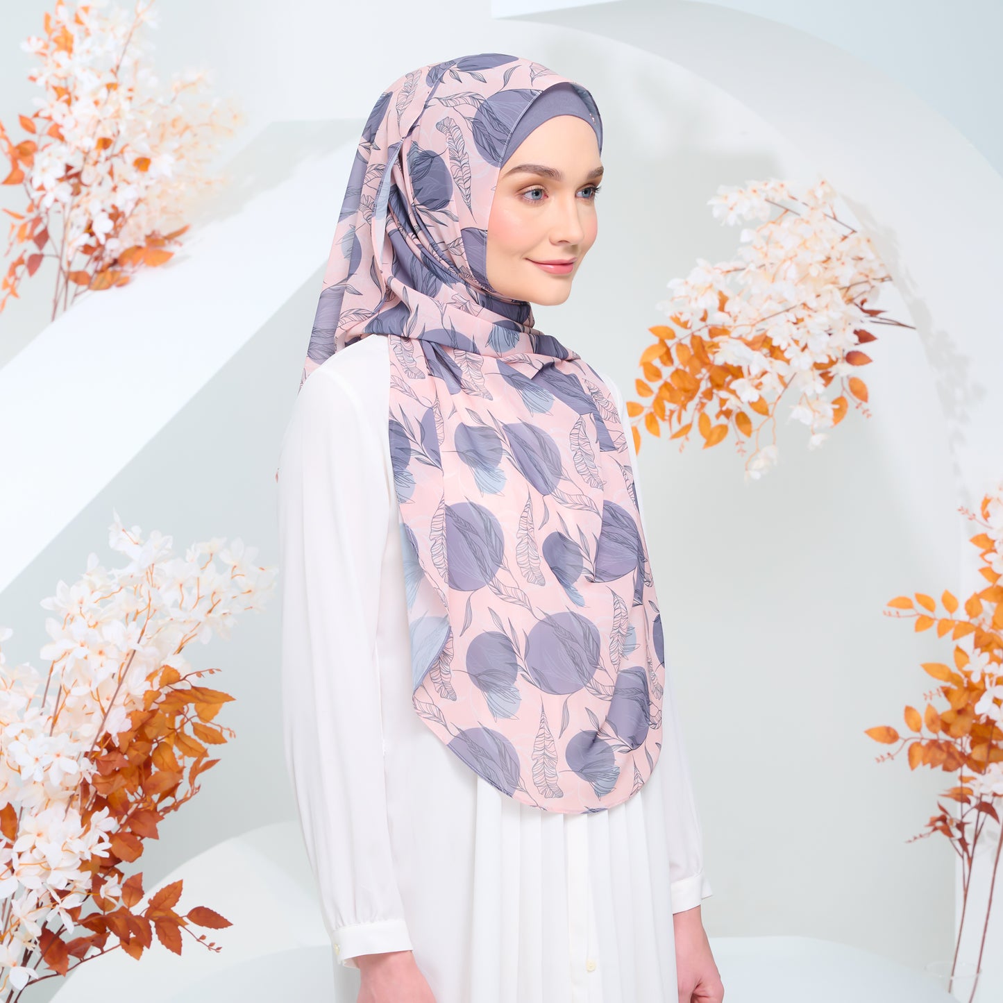 LE Printed Dolce in Blush Periwinkle