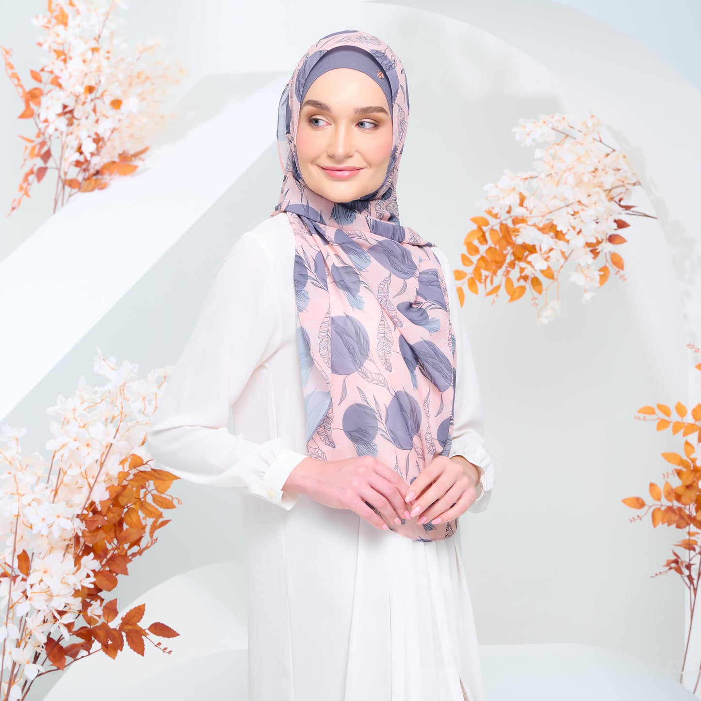 LE Printed Dolce in Blush Periwinkle