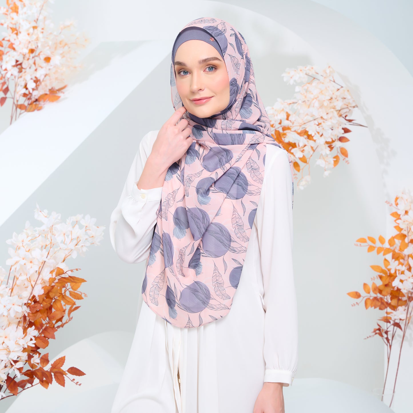 LE Printed Dolce in Blush Periwinkle