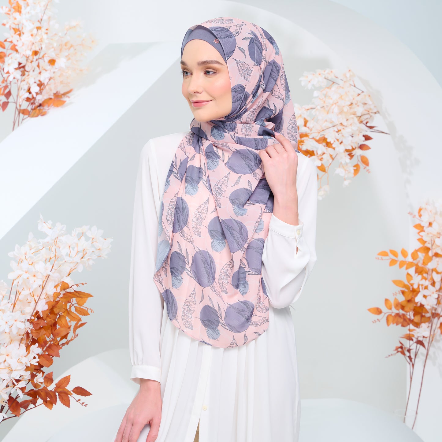 LE Printed Dolce in Blush Periwinkle