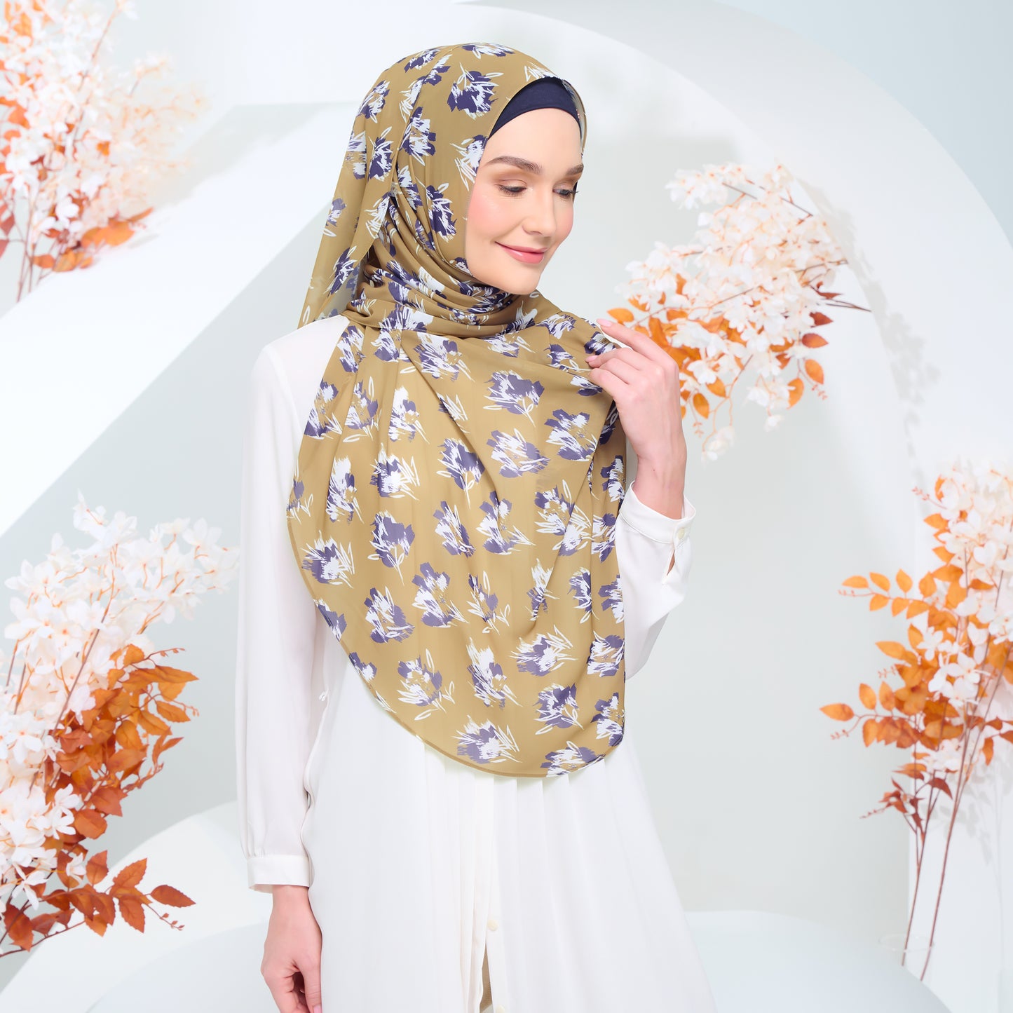LE Printed Dolce in Dark Latte