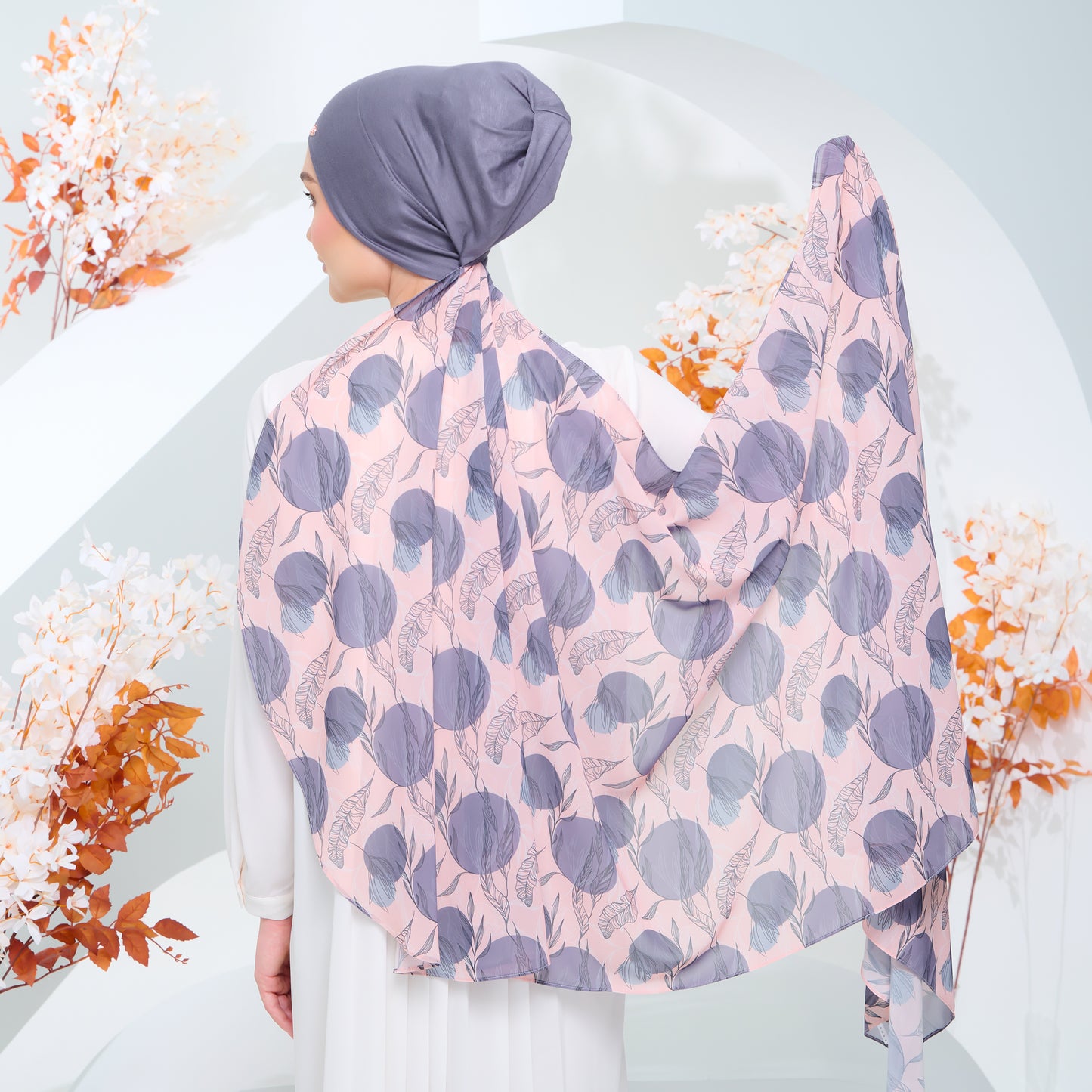 LE Printed Dolce in Blush Periwinkle