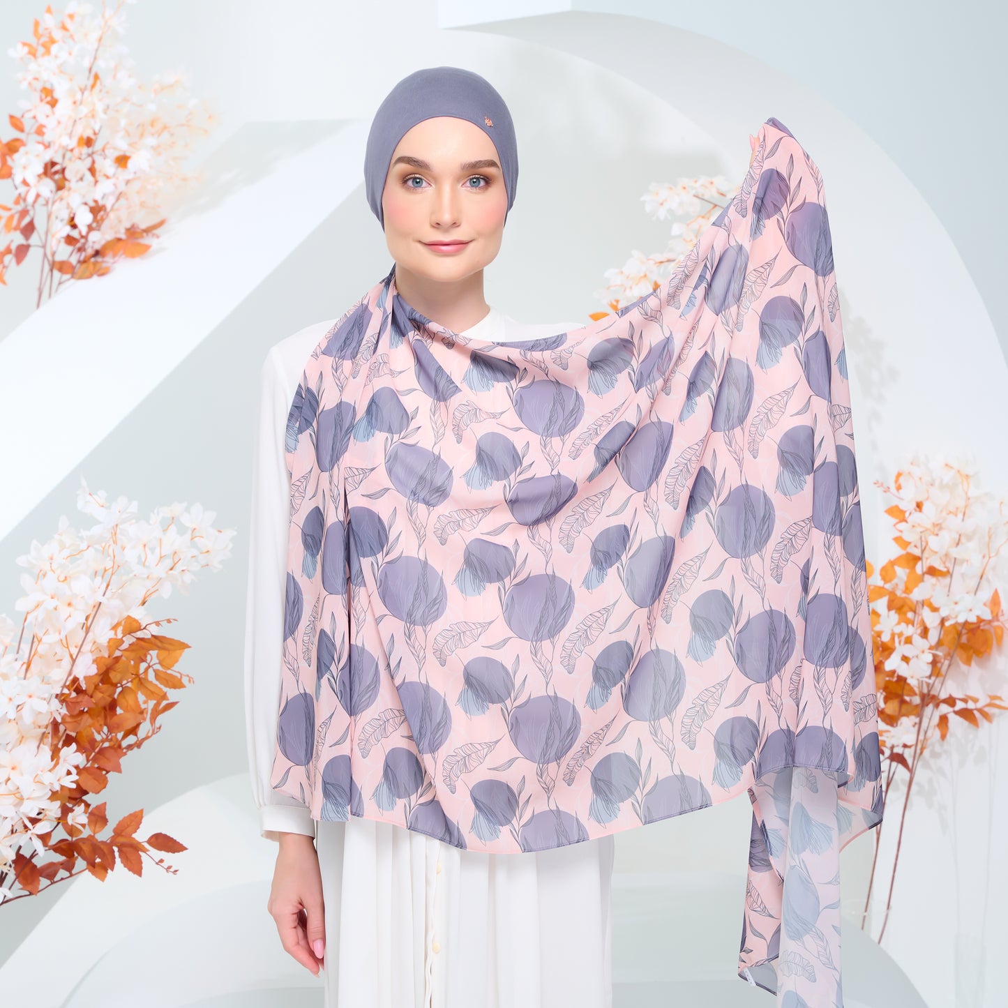 LE Printed Dolce in Blush Periwinkle