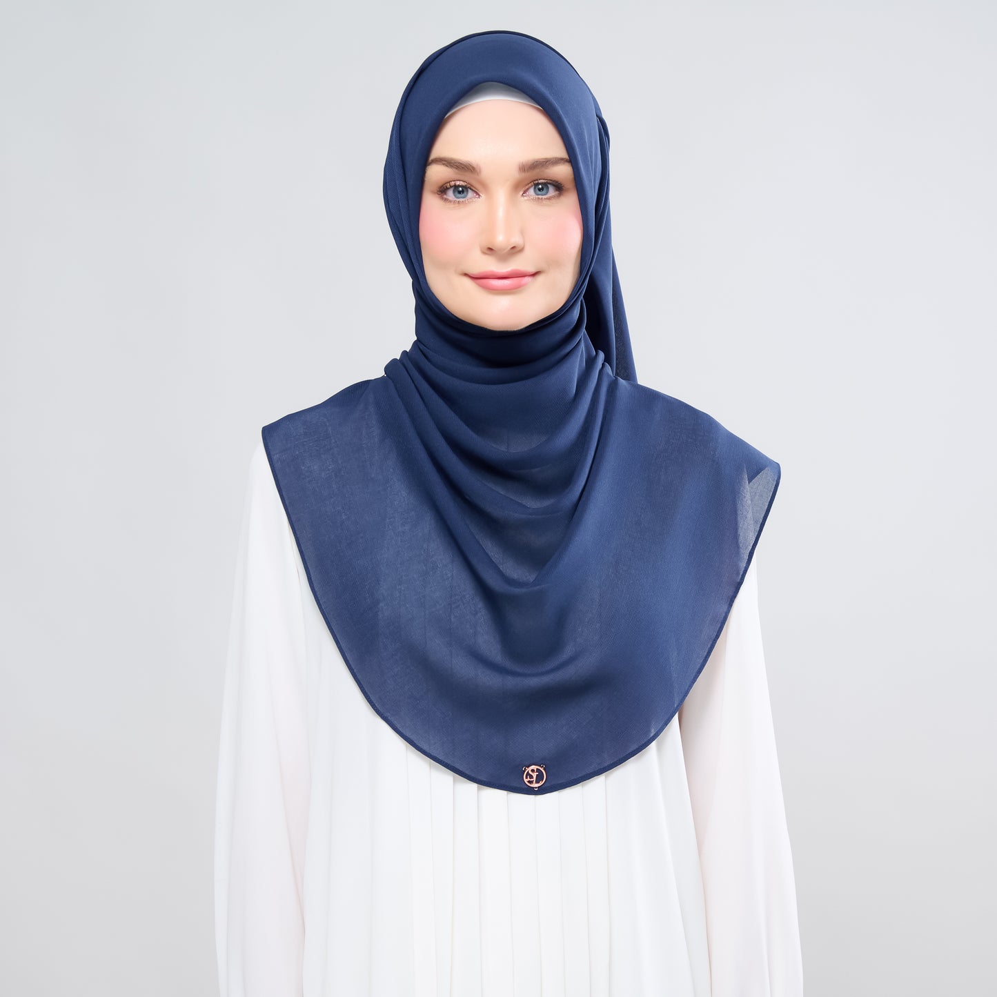 Hayfa Bawal Curve 48 in Navy Blue