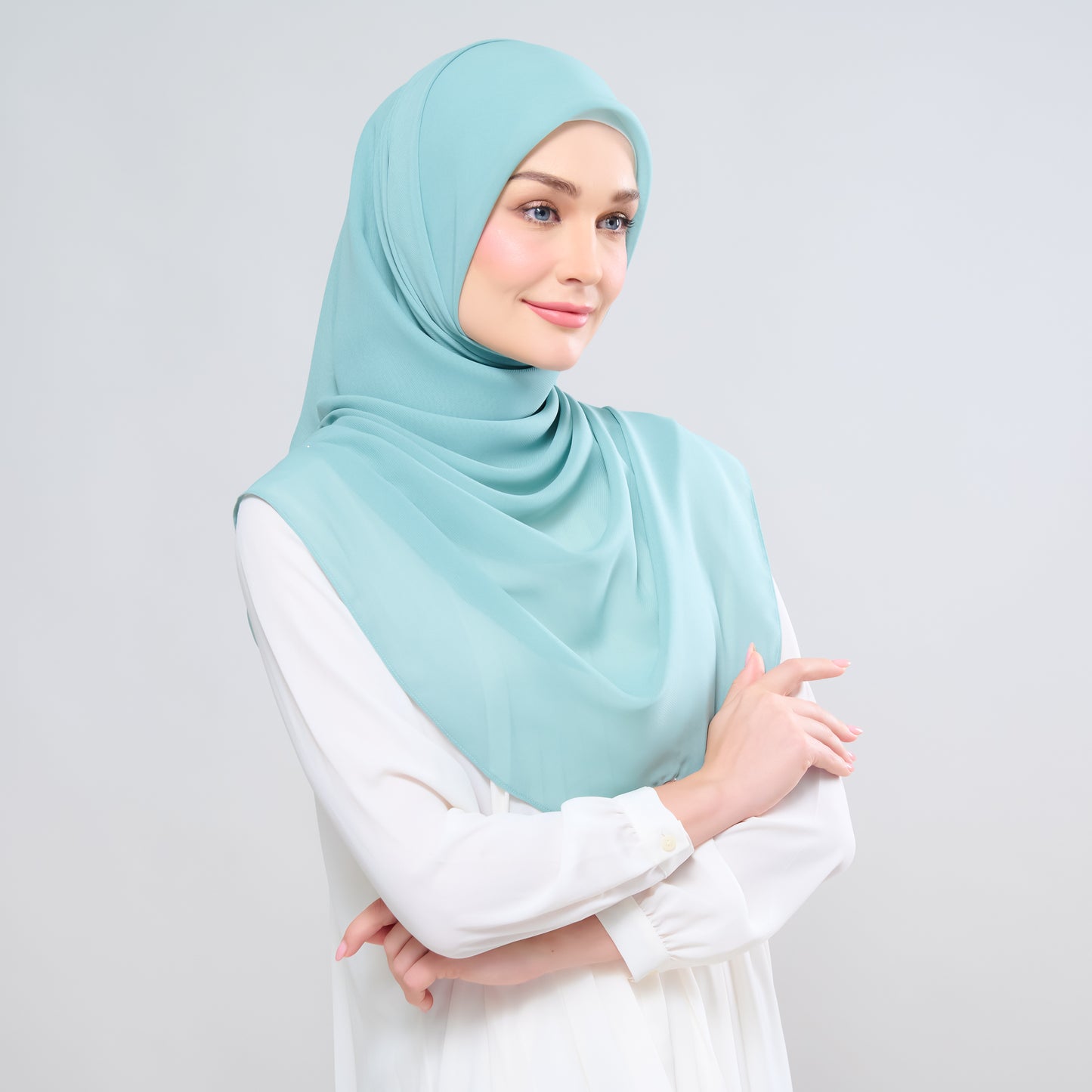 Hayfa Bawal Curve 48 in Turqouise