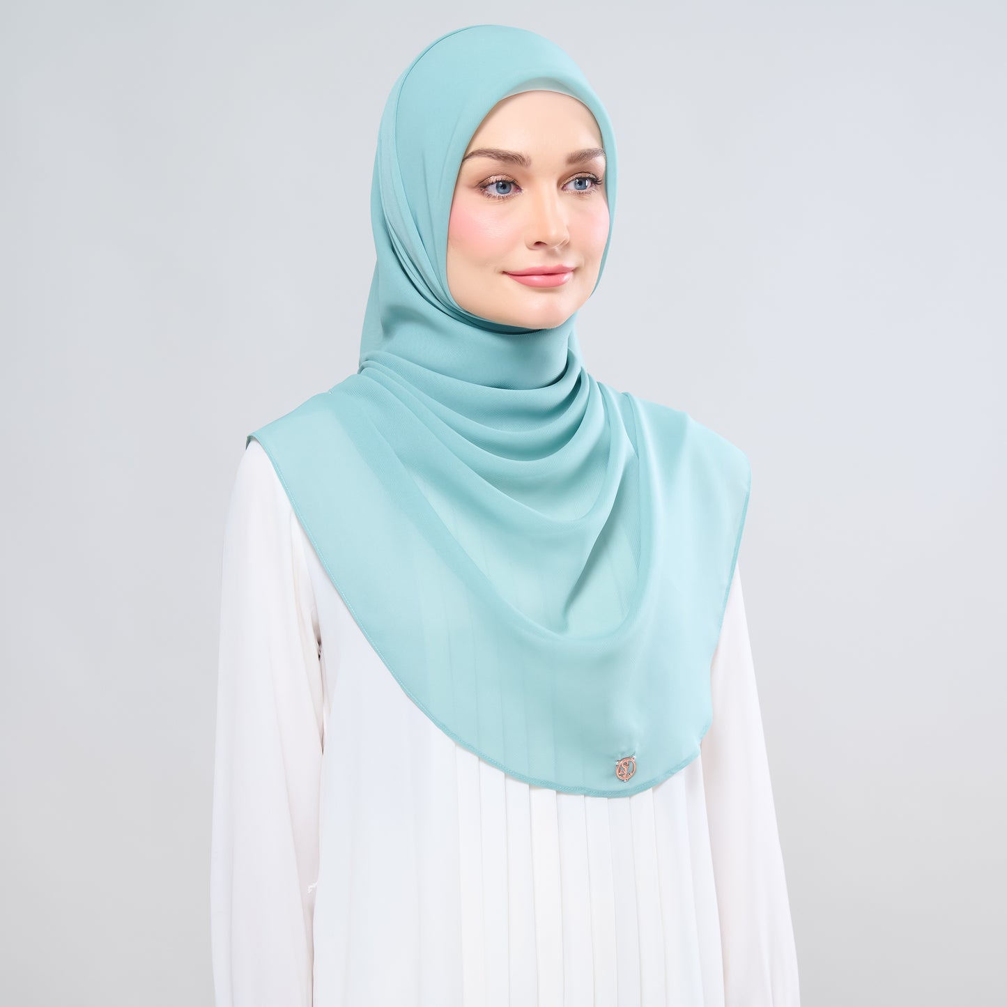 Hayfa Bawal Curve 48 in Turqouise