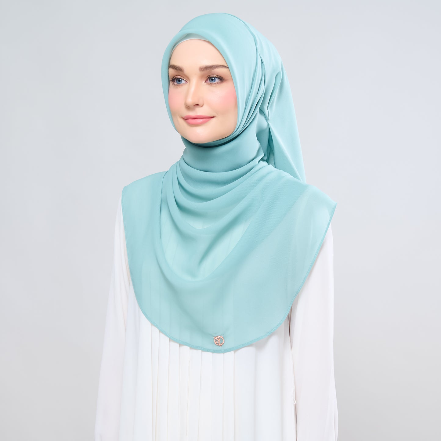 Hayfa Bawal Curve 48 in Turqouise
