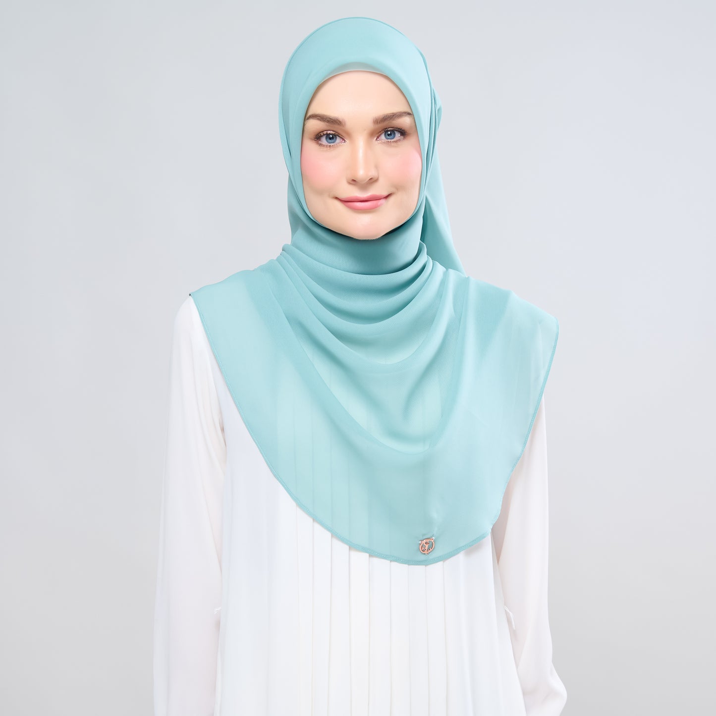Hayfa Bawal Curve 48 in Turqouise