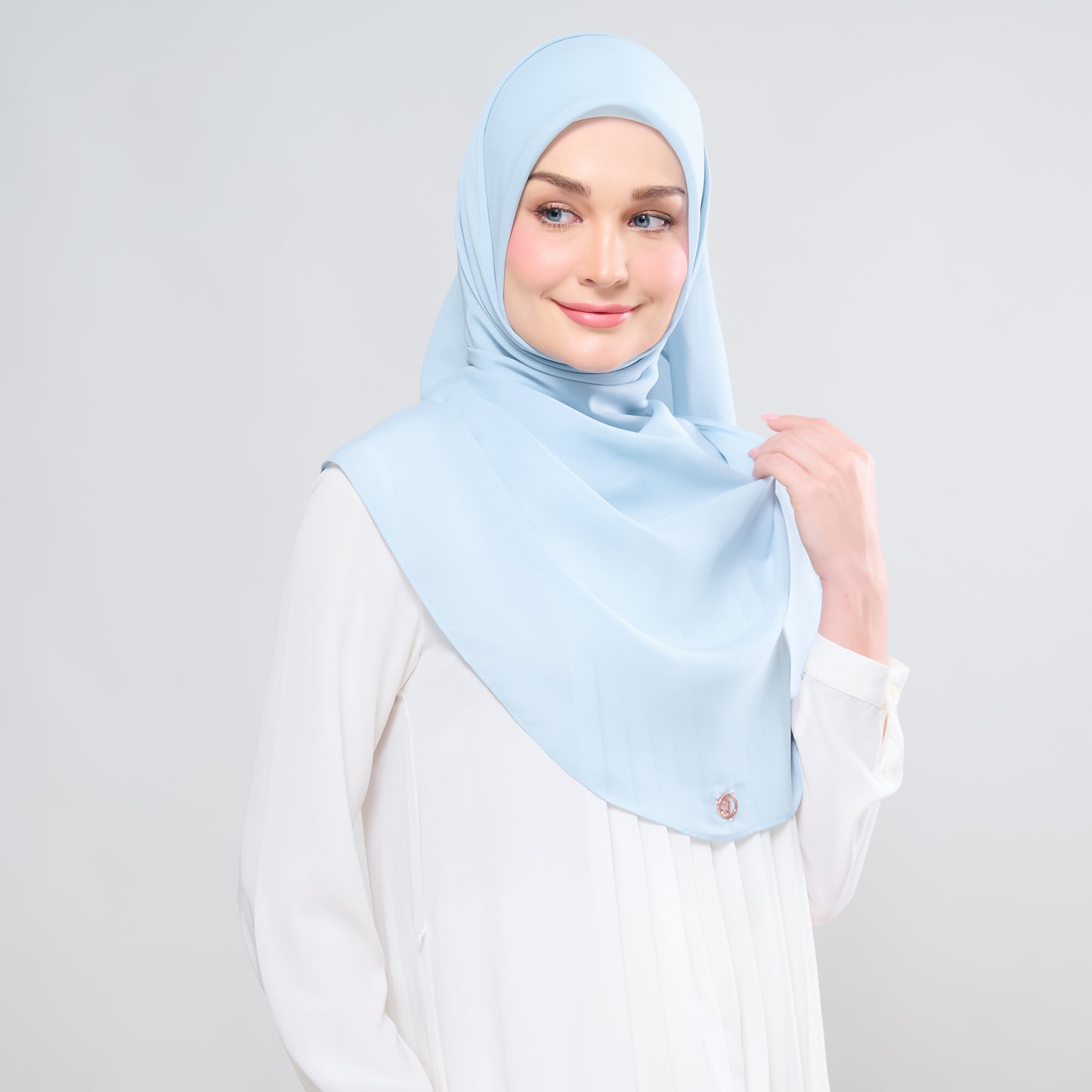 Hayfa Bawal Curve 48 in Baby Blue