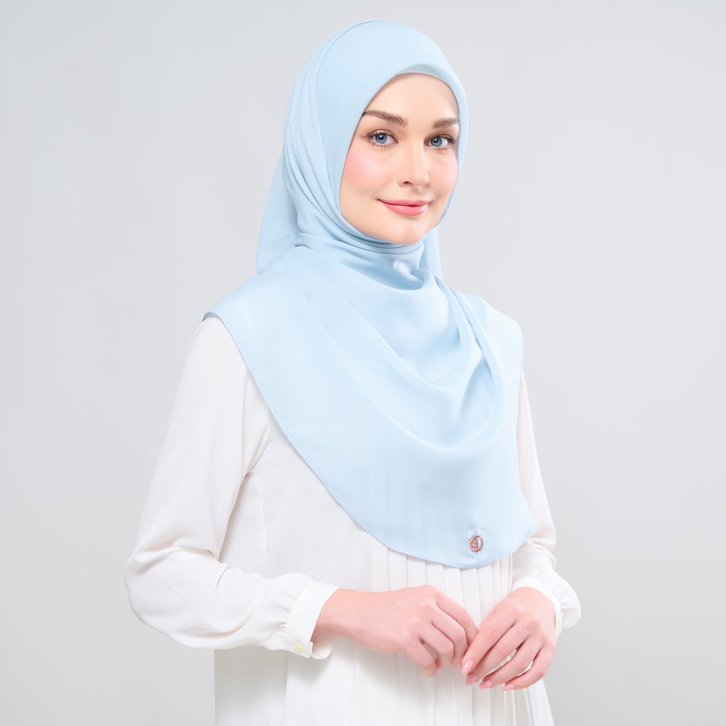 Hayfa Bawal Curve 48 in Baby Blue