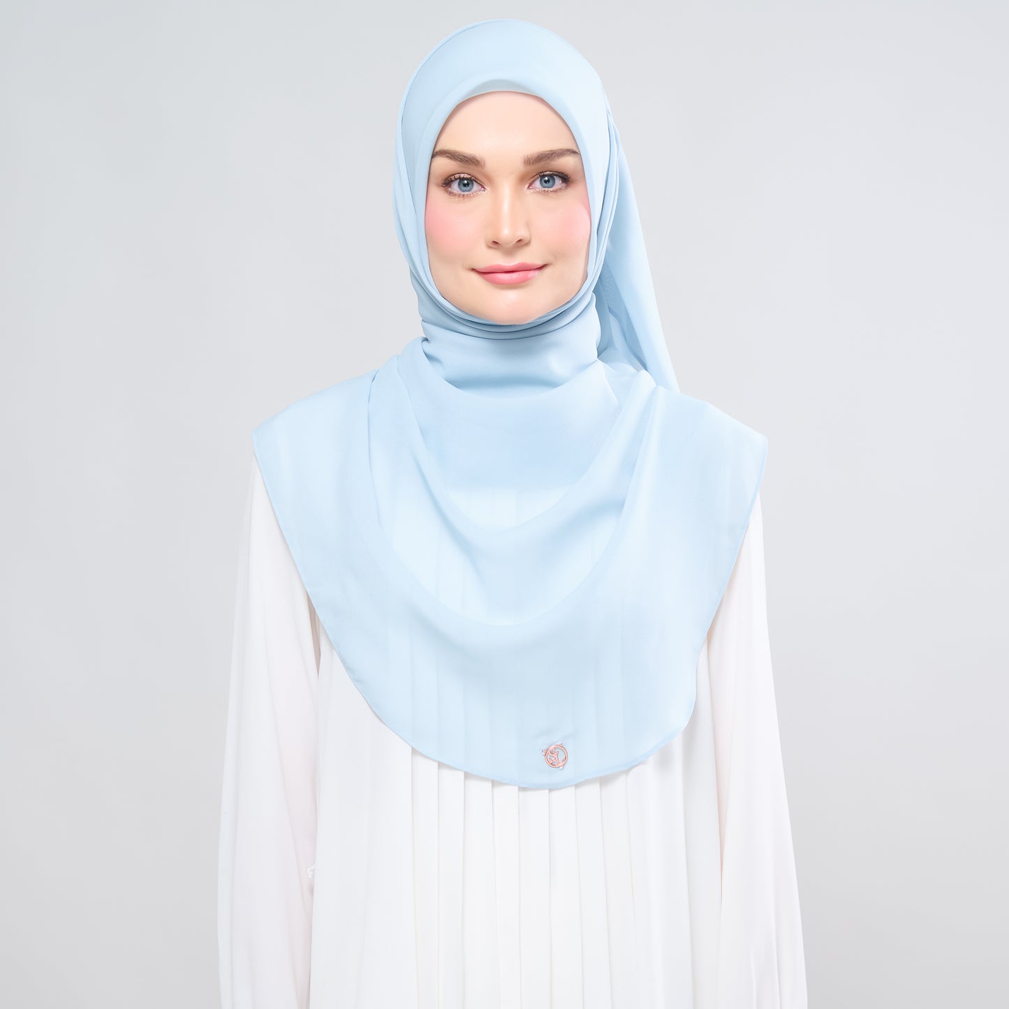 Hayfa Bawal Curve 48 in Baby Blue