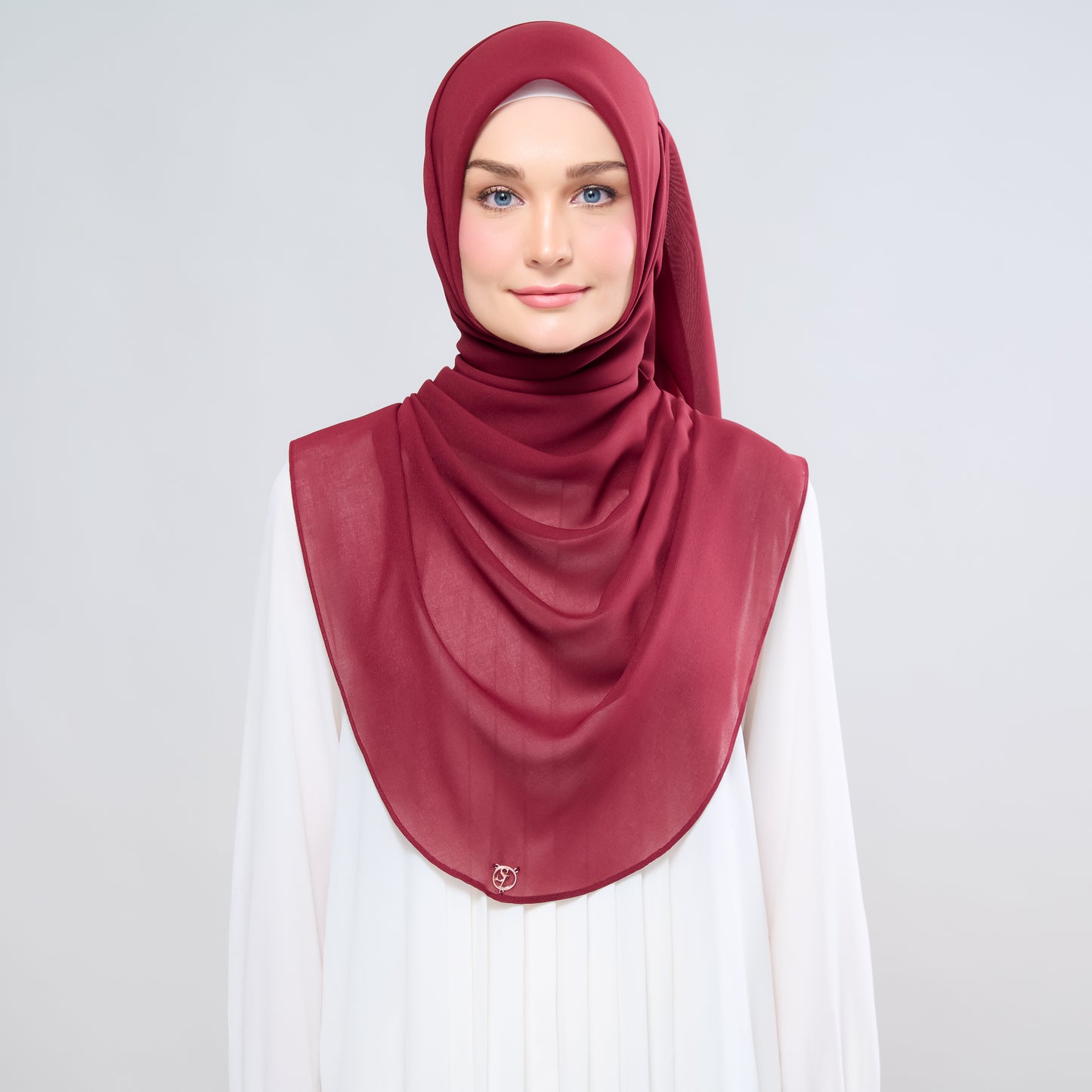 Hayfa Bawal Curve 48 in Maroon