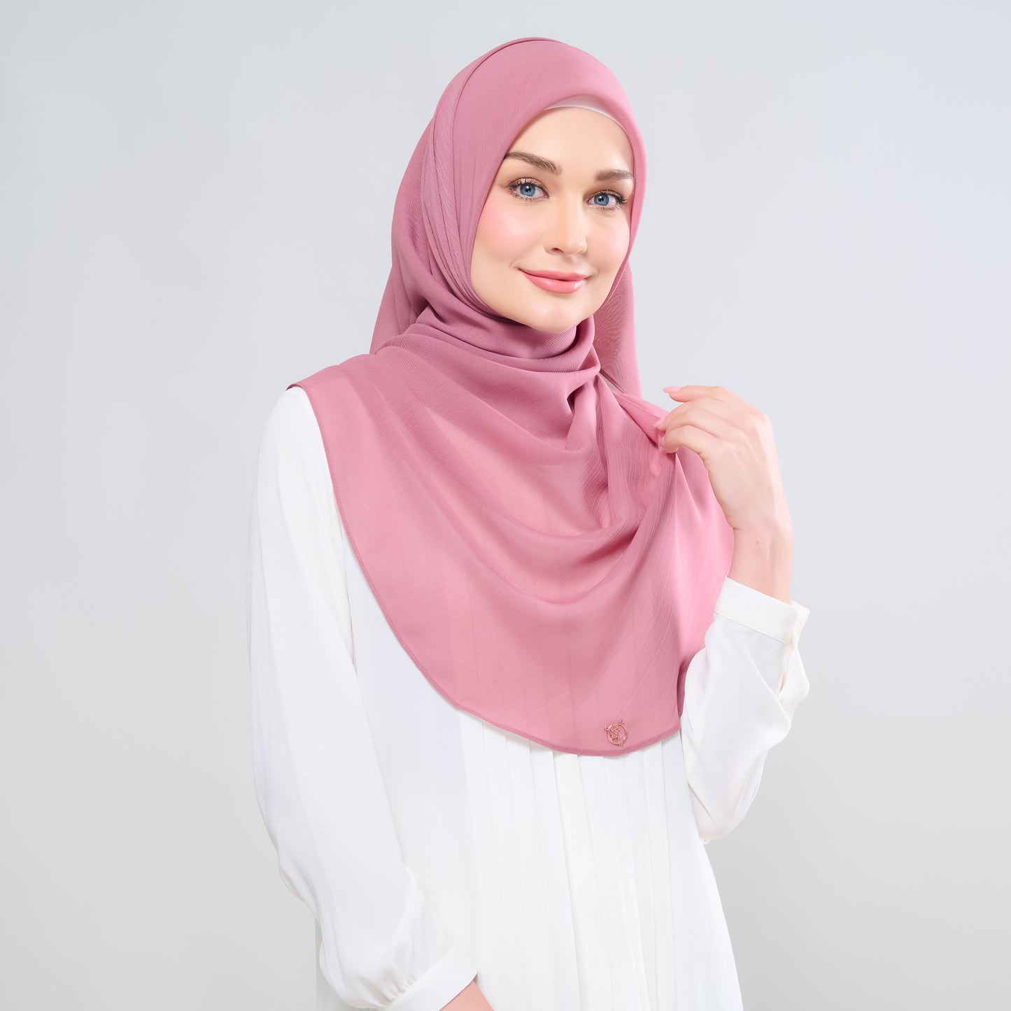 Hayfa Bawal Curve 48 in Pink Mauve