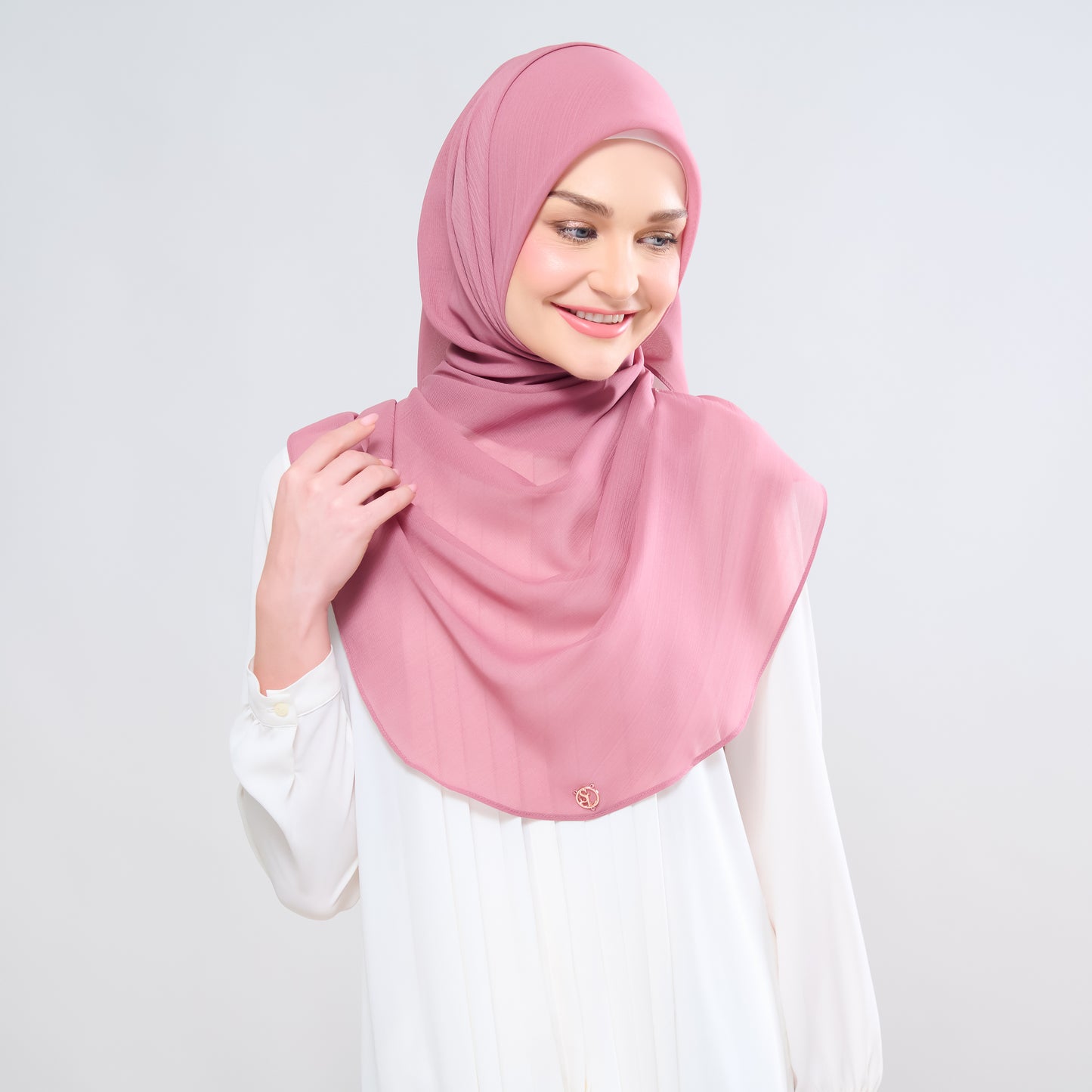 Hayfa Bawal Curve 48 in Pink Mauve