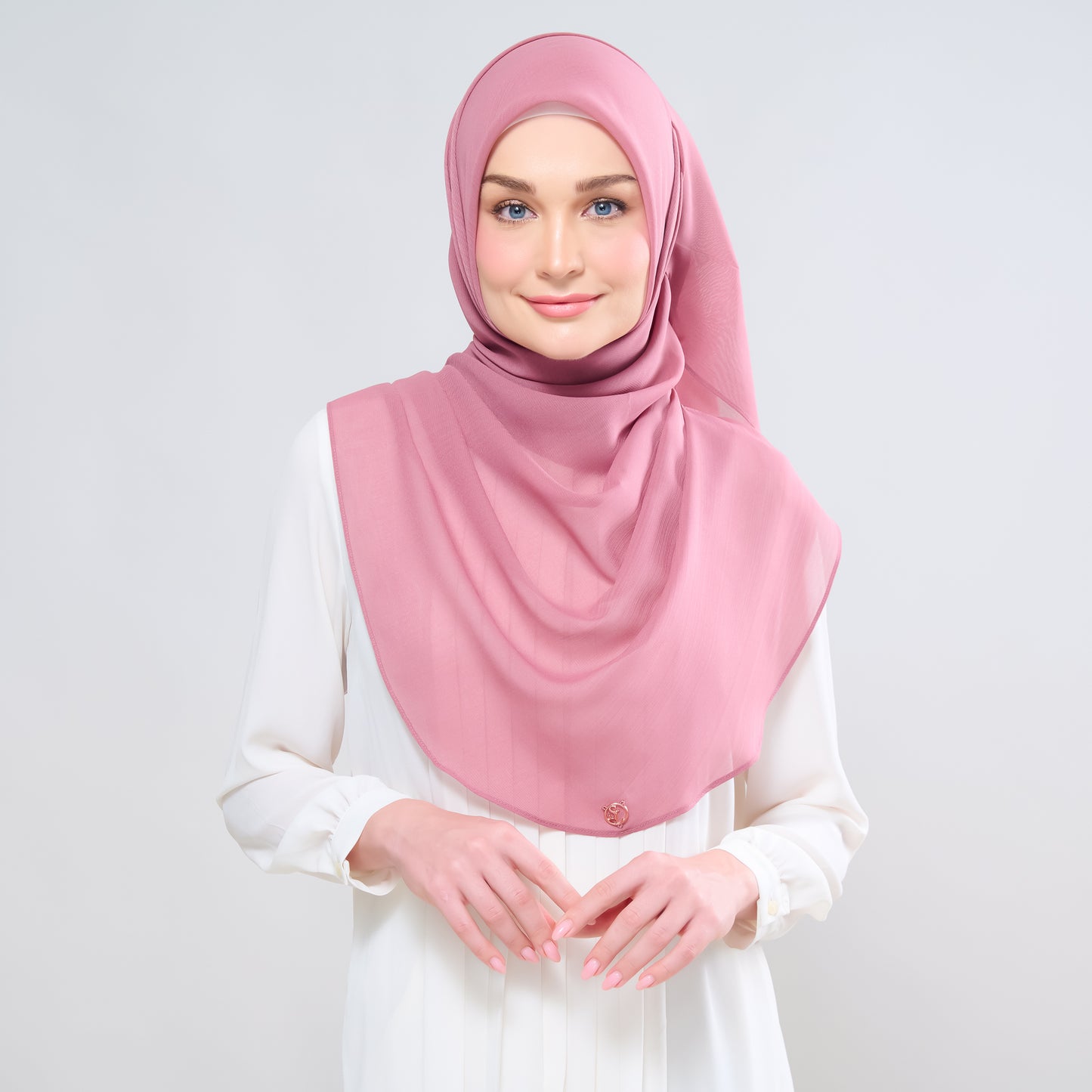 Hayfa Bawal Curve 48 in Pink Mauve