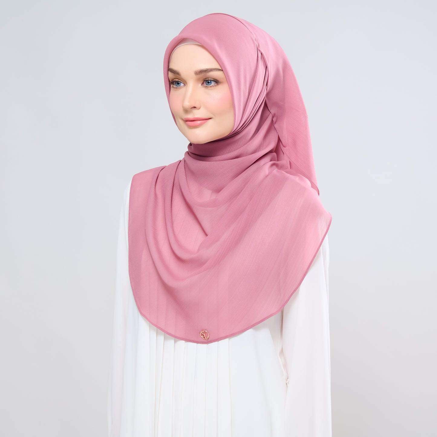 Hayfa Bawal Curve 48 in Pink Mauve