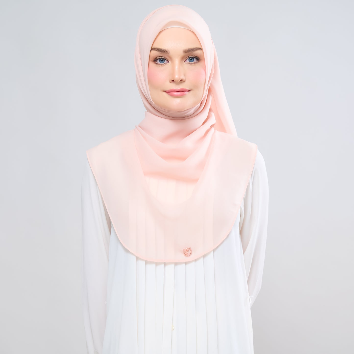 Hayfa Bawal Curve 48 in Light Peach