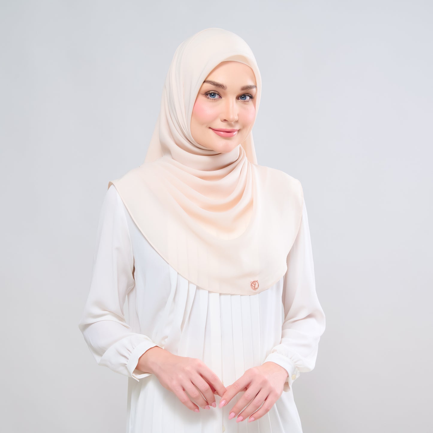 Hayfa Bawal Curve 48 in Nude Cream