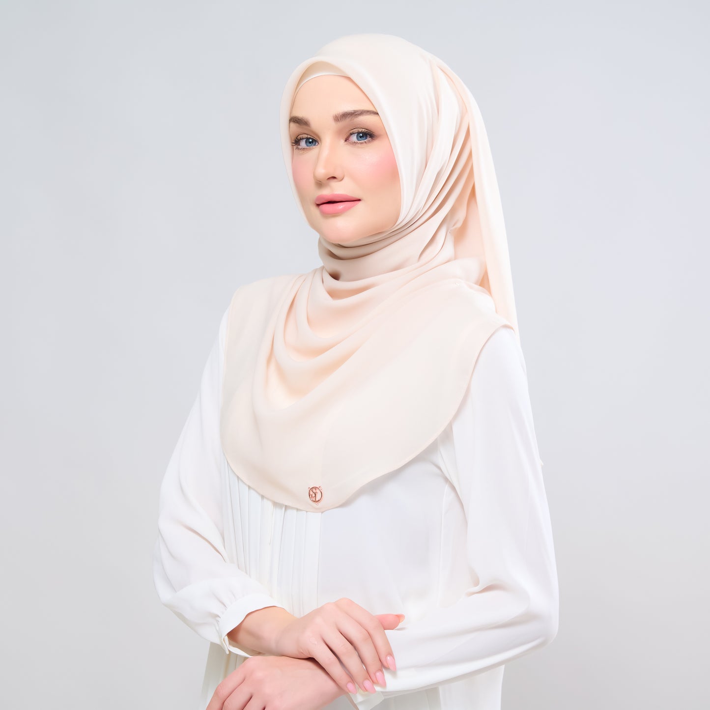 Hayfa Bawal Curve 48 in Nude Cream