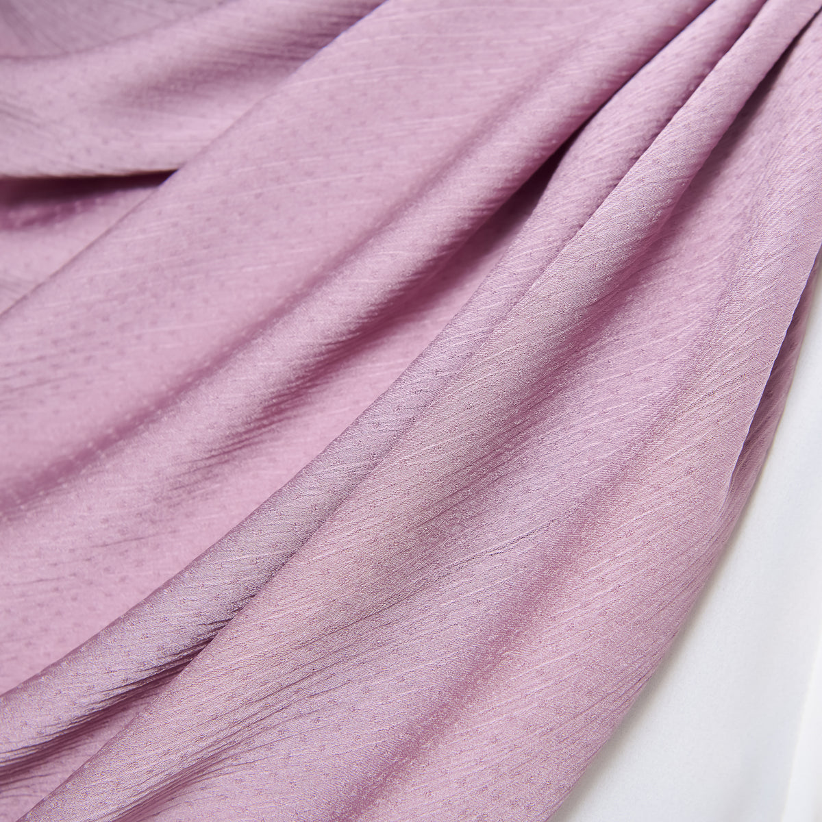 Scarlet Silk Shawl in Light Orchid