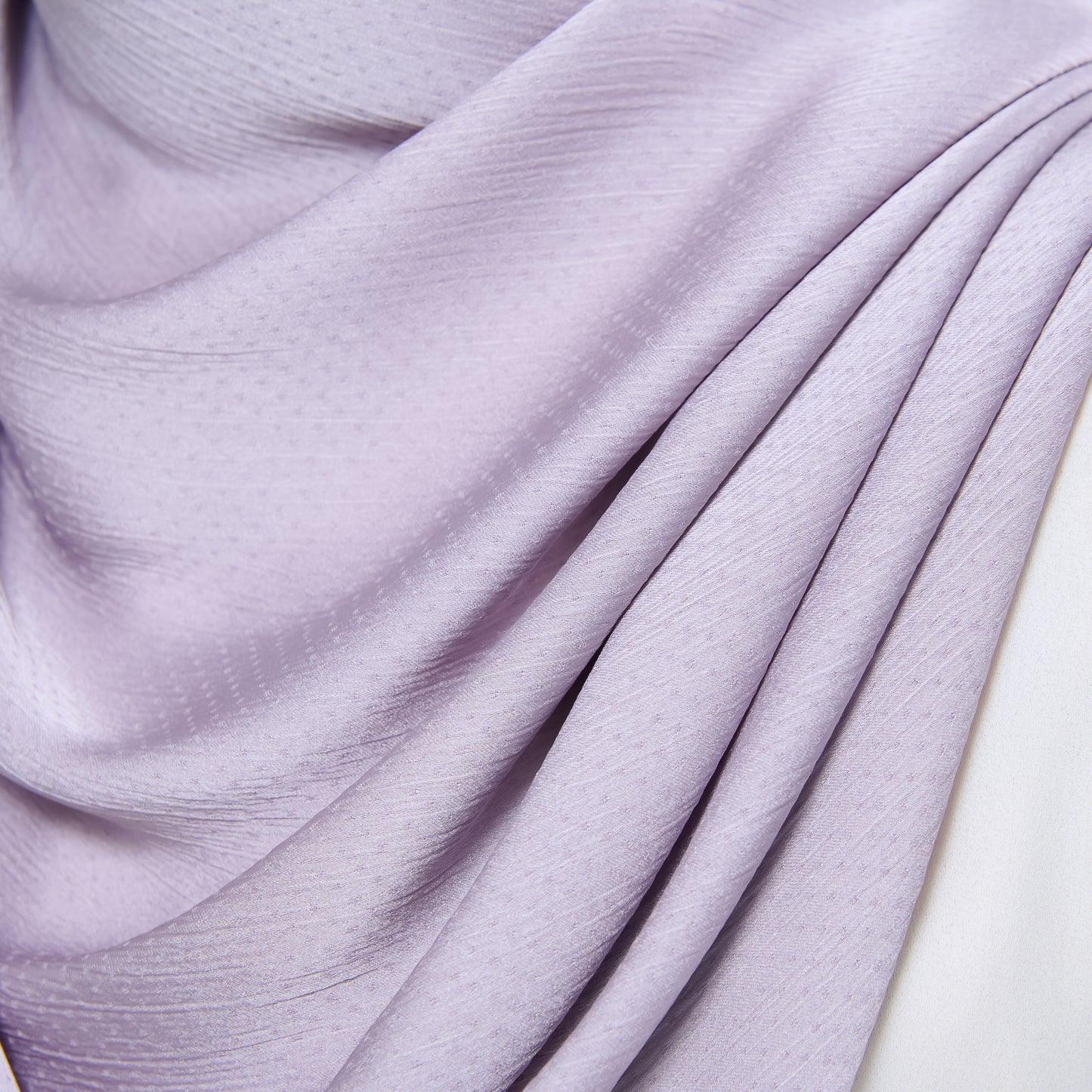 Scarlet Silk Shawl in Platinum