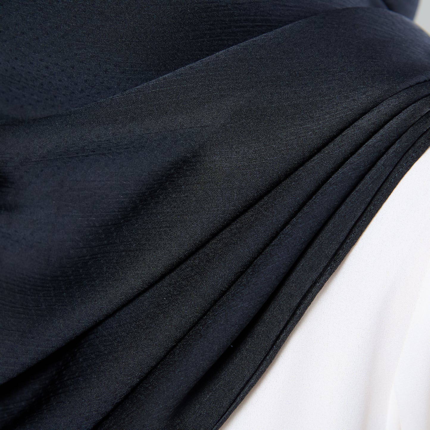 Scarlet Silk Shawl in Black