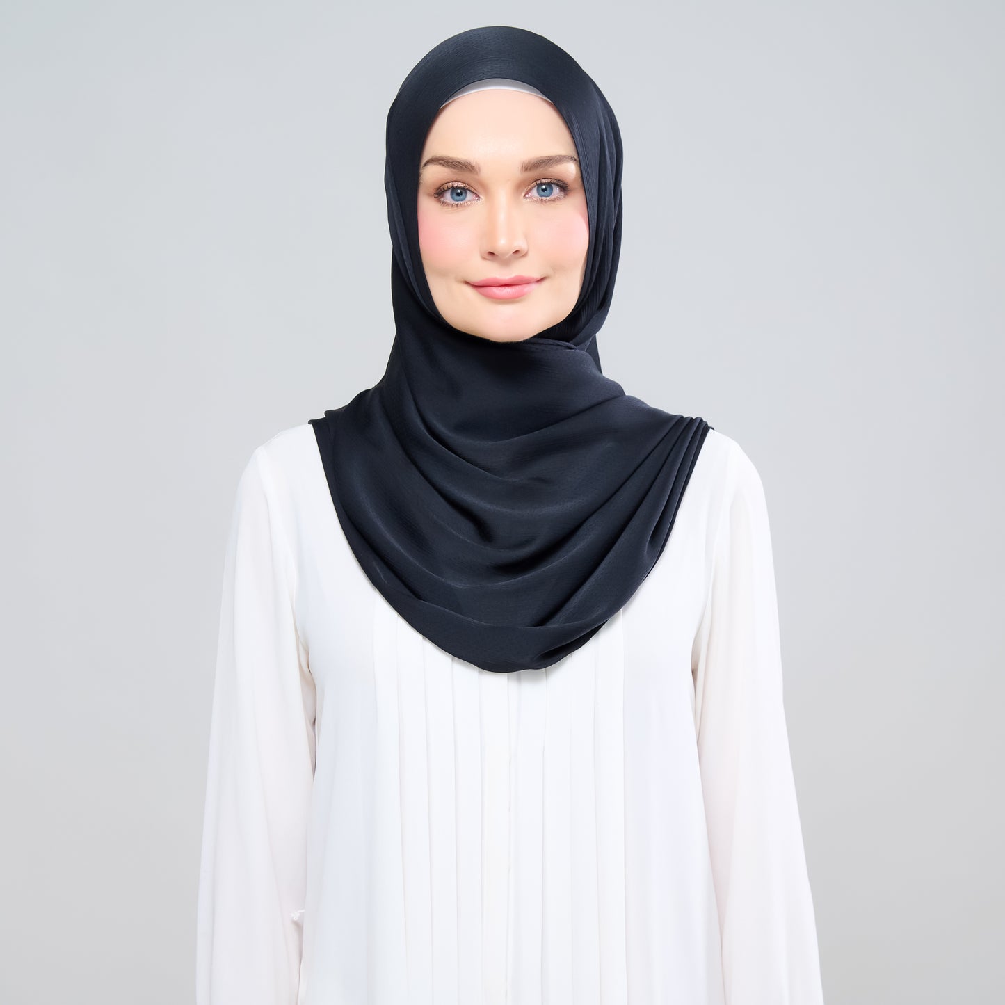 Scarlet Silk Shawl in Black