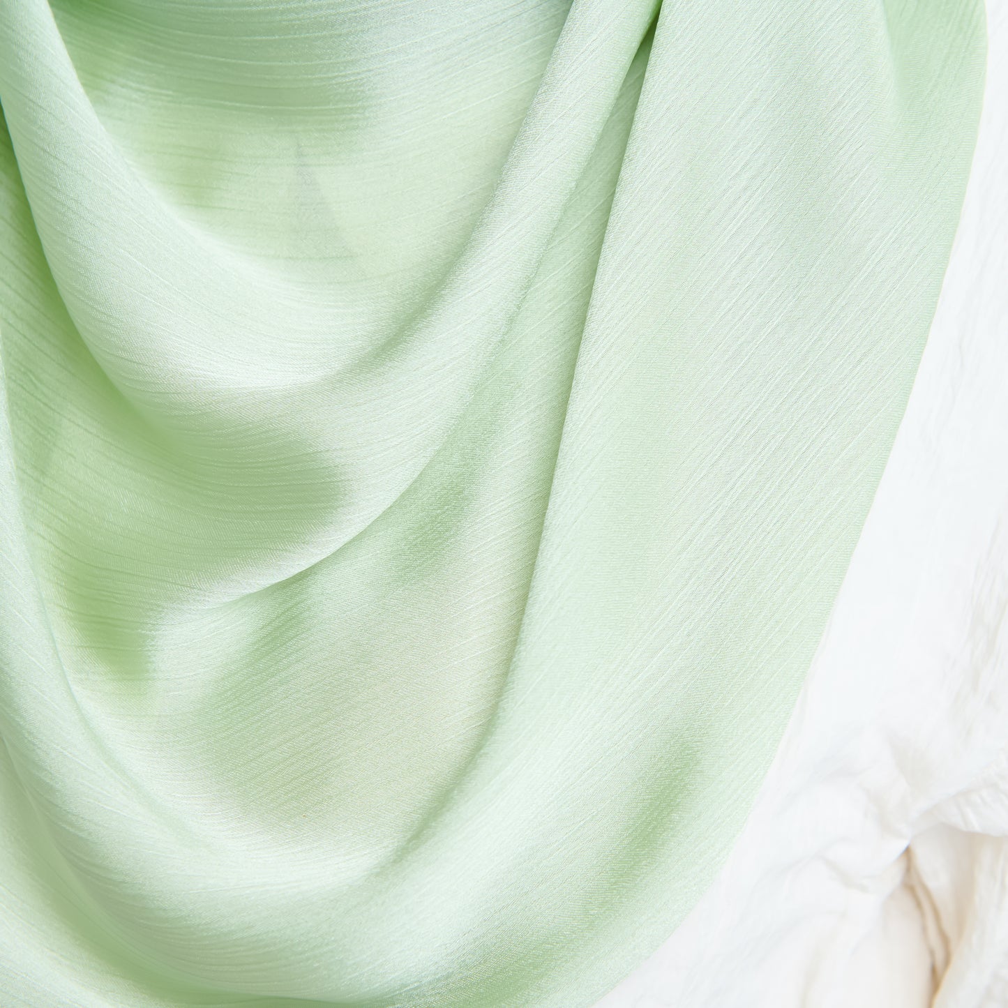 Medina Silk Shawl in Soft Apple