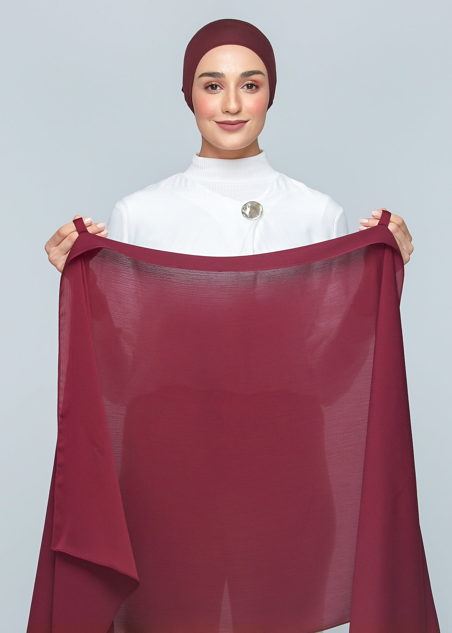Lily Set in Mahagony Red