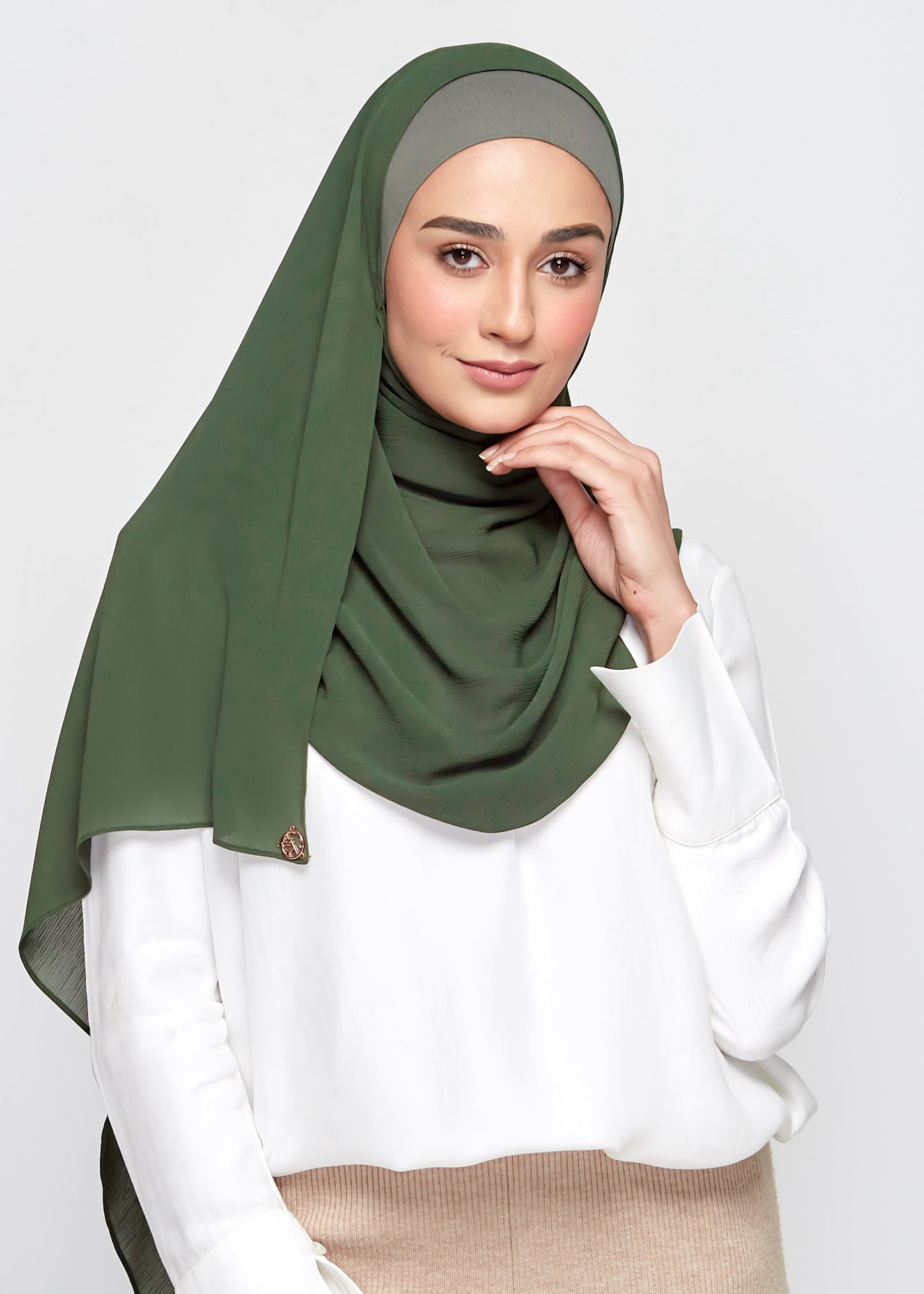 Chiffon Dolce in Avocado Green (Semi-Instant)