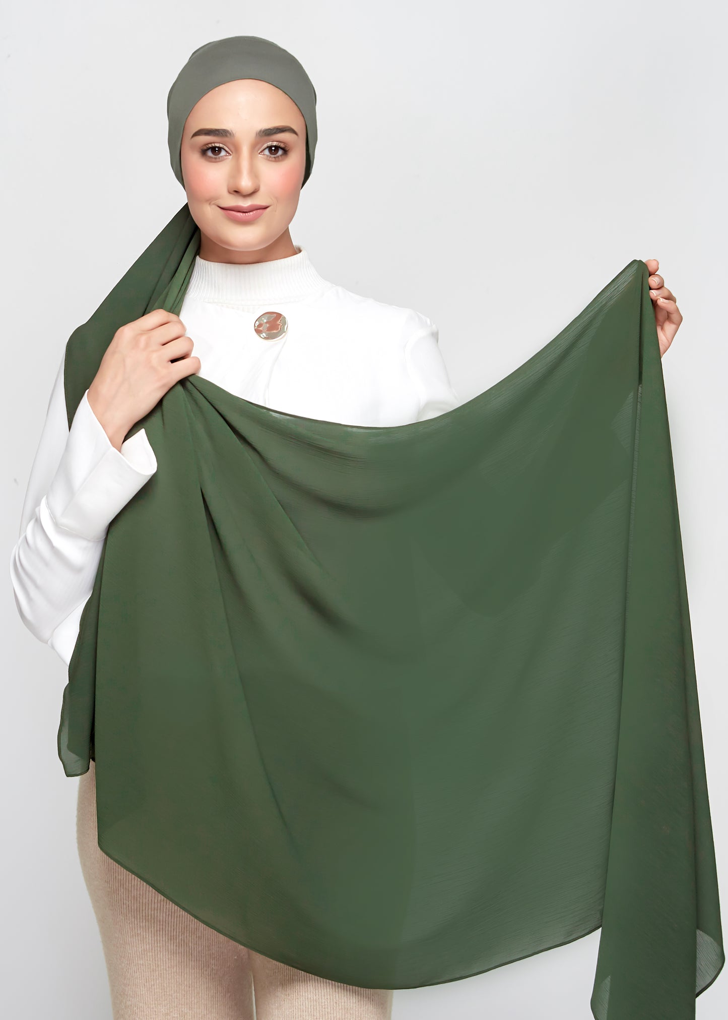 Chiffon Dolce in Avocado Green (Semi-Instant)
