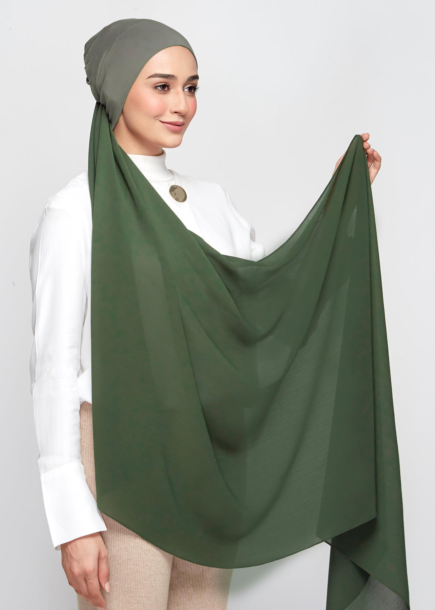 Chiffon Dolce in Avocado Green (Semi-Instant)