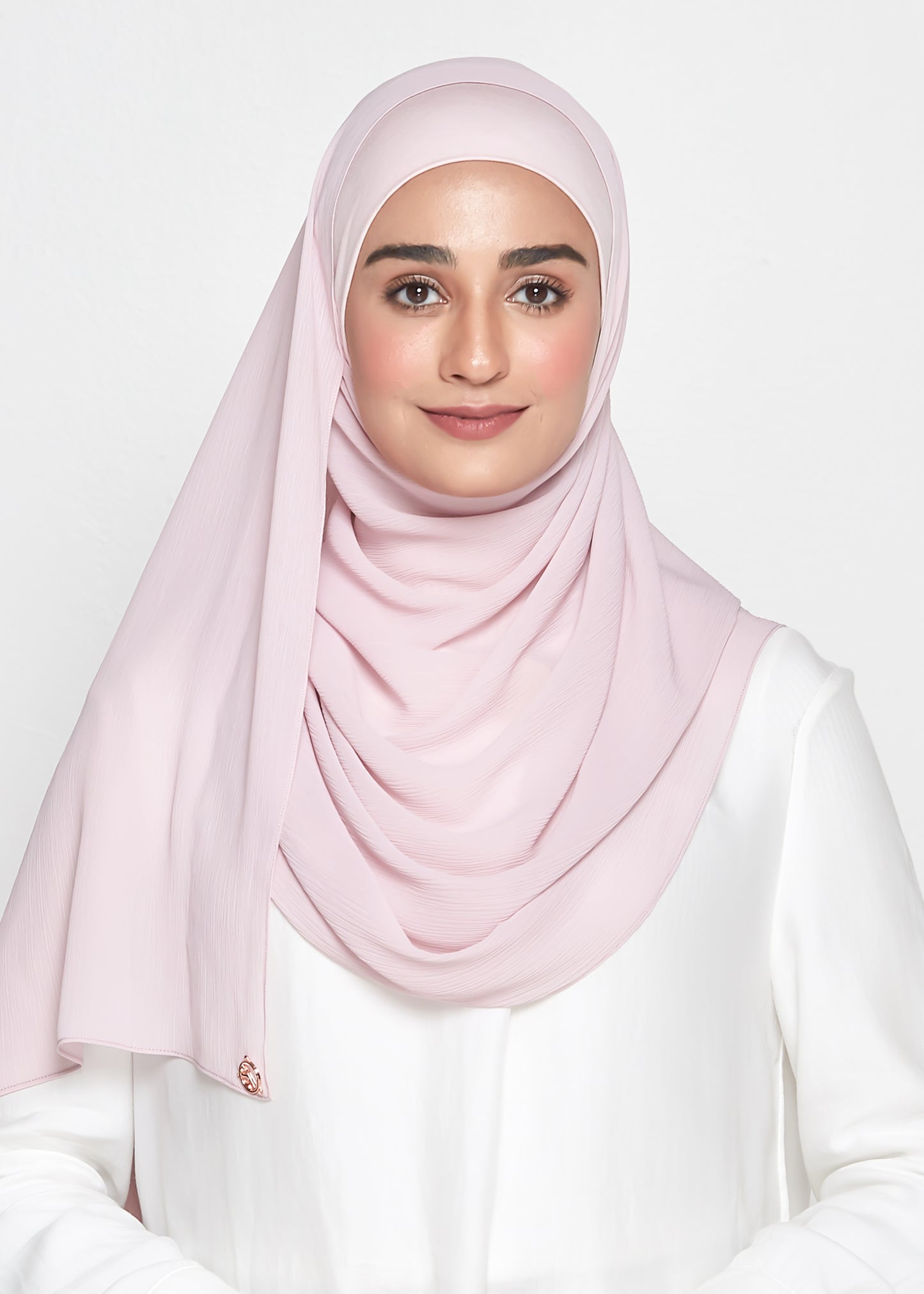 Chiffon Dolce in Blush Pink (Semi-Instant)
