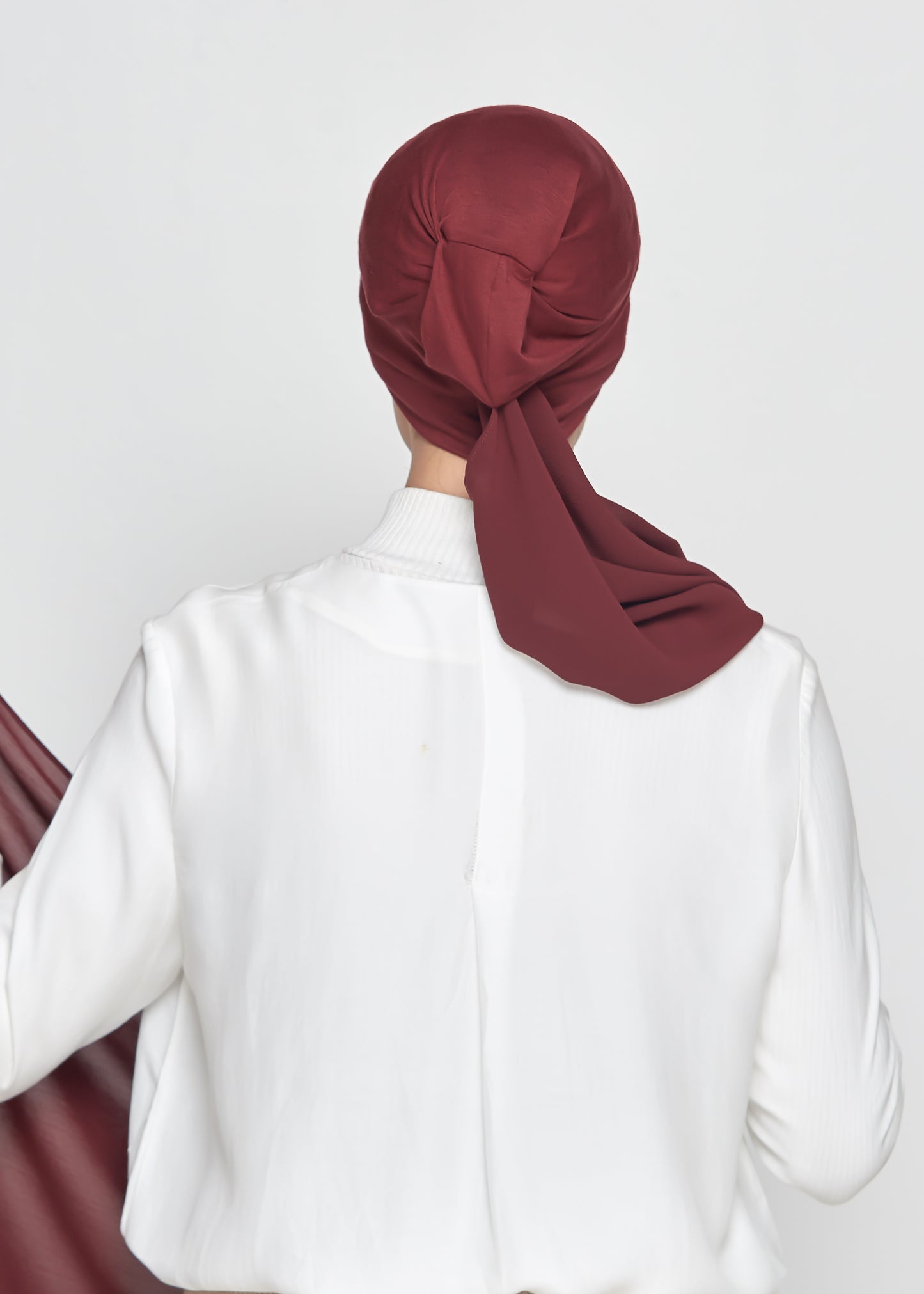 Chiffon Dolce in Crimson Red (Semi-Instant)
