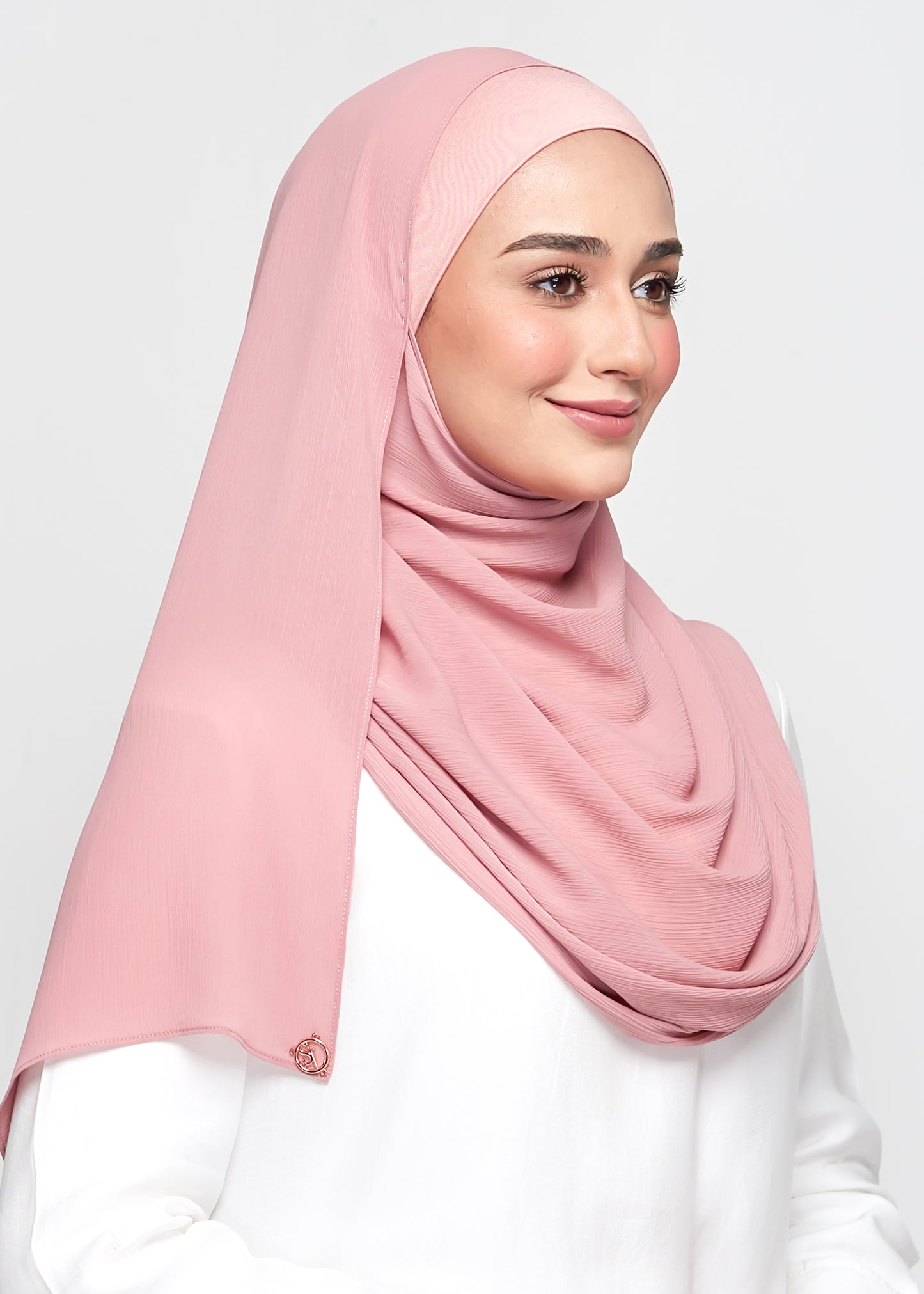 Chiffon Dolce in Dusty Pink (Semi-Instant)